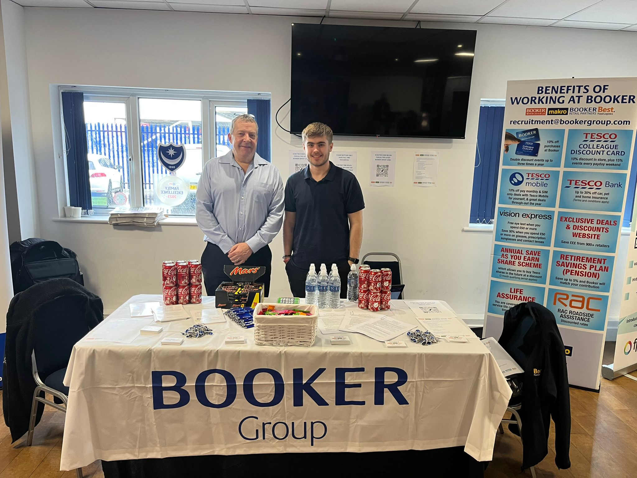 Booker at our event in Portsmouth