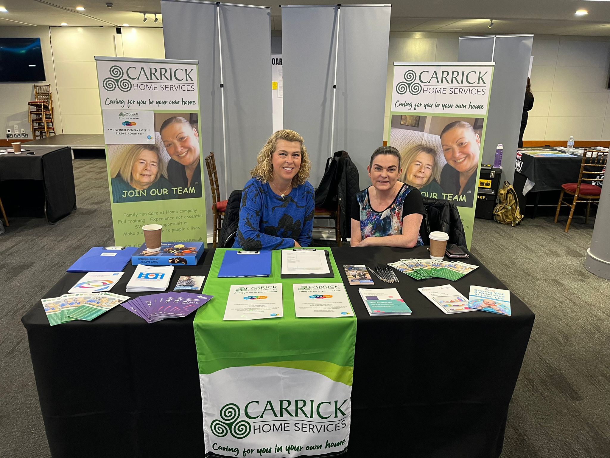 Carrick Home Services at our event in Edinburgh