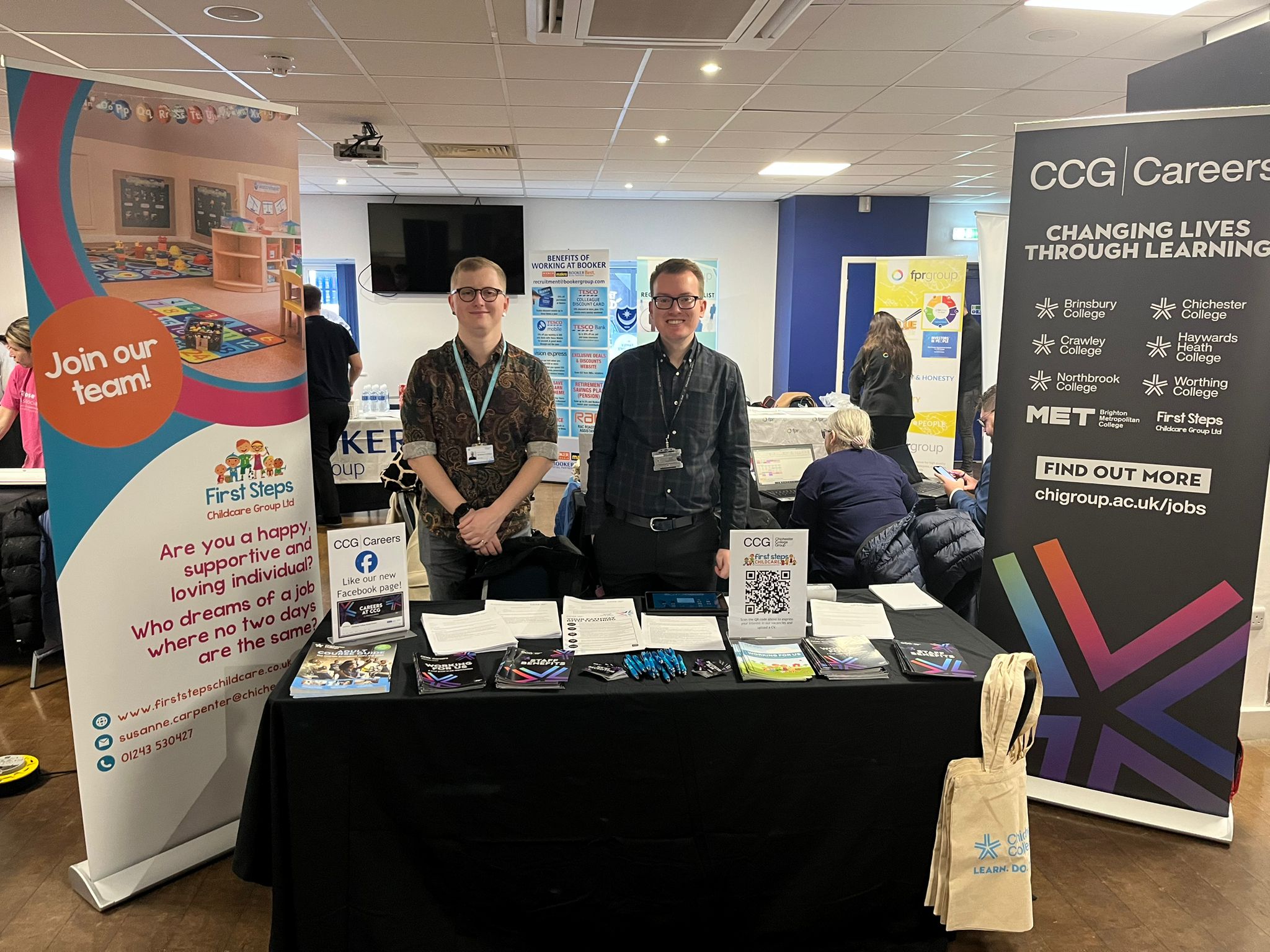 Chichester College Group at our event in Portsmouth