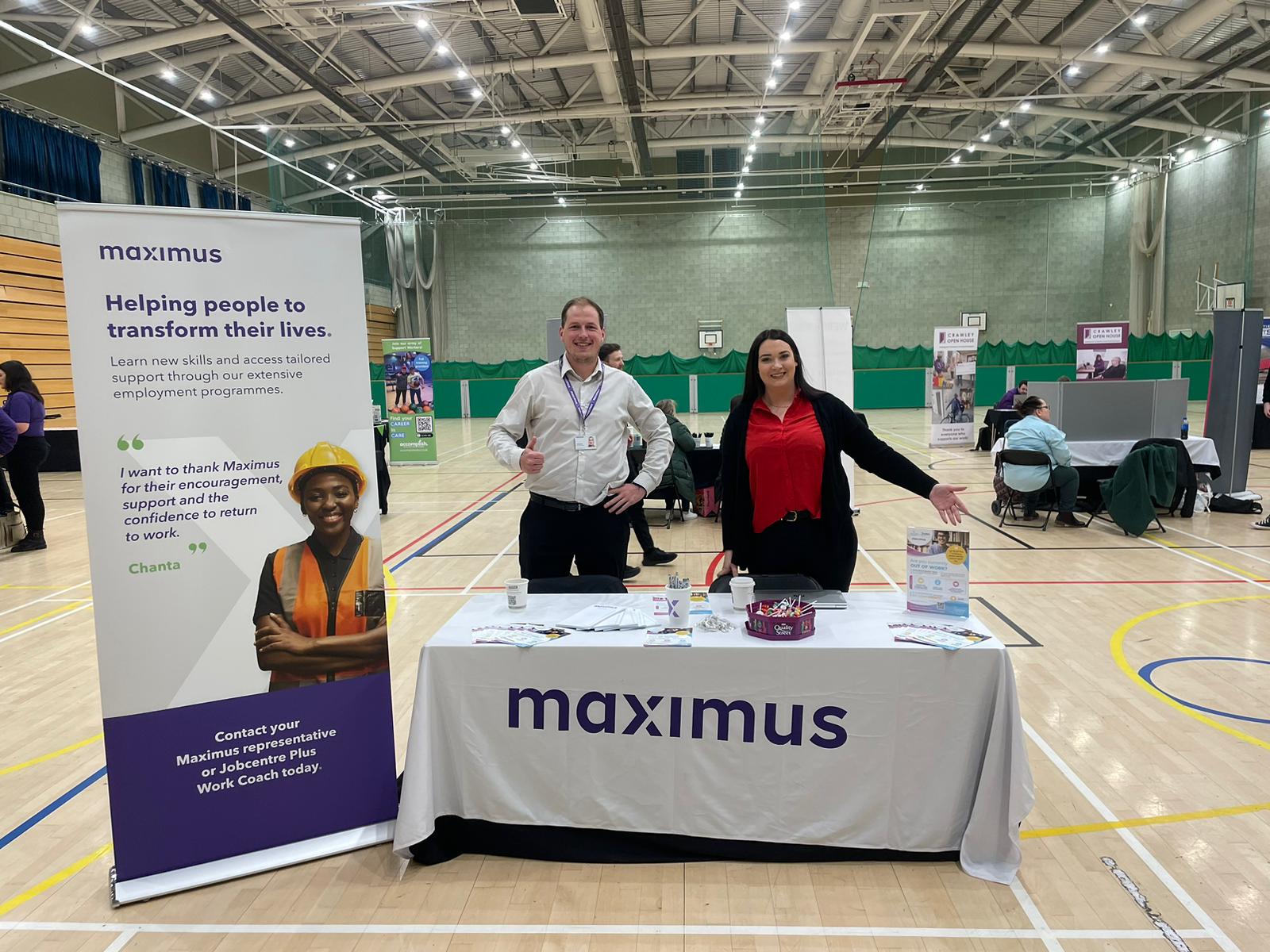 Maximus at our event in Crawley