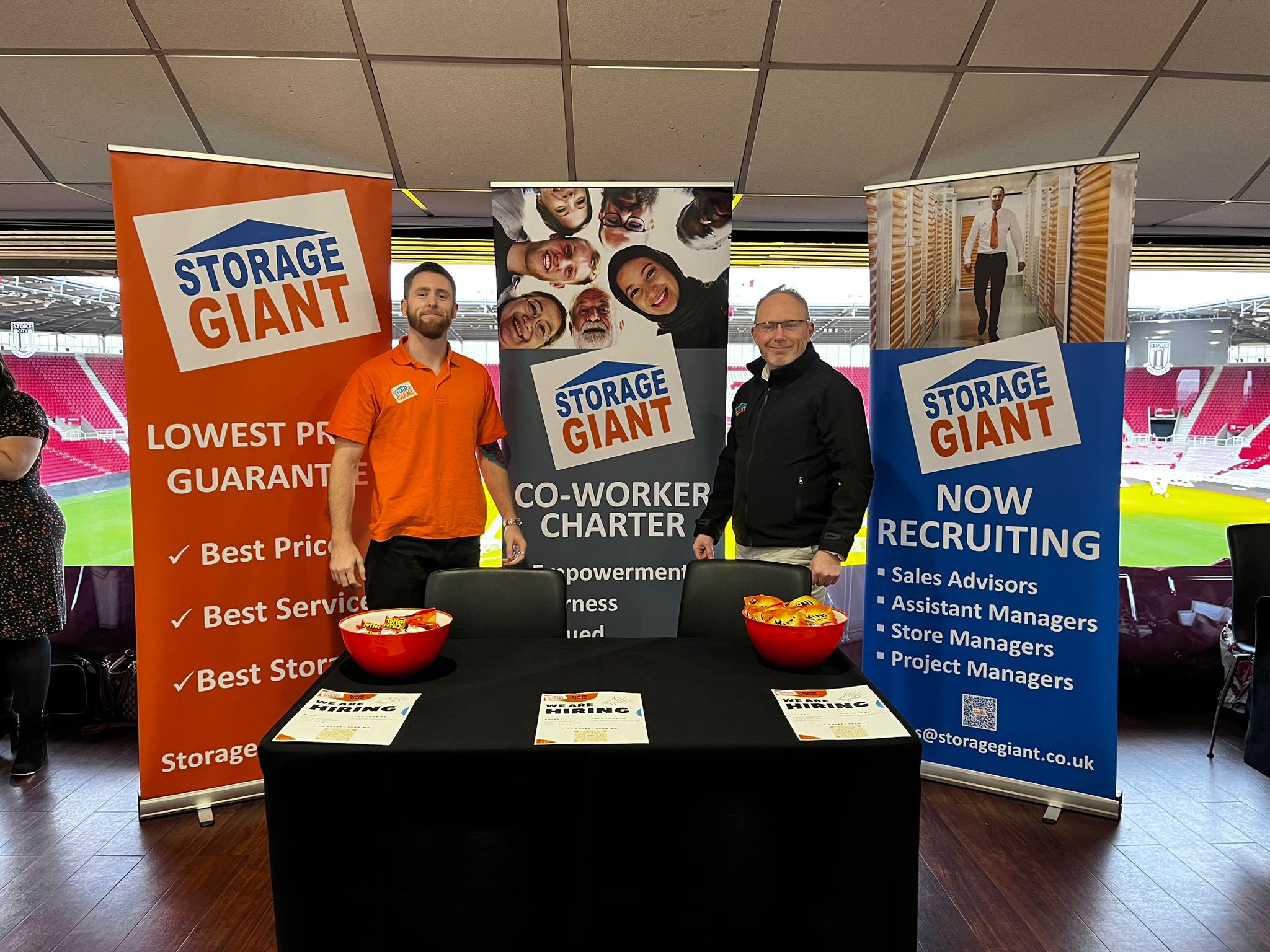 Storage Giant at our event in Stoke-on-Trent