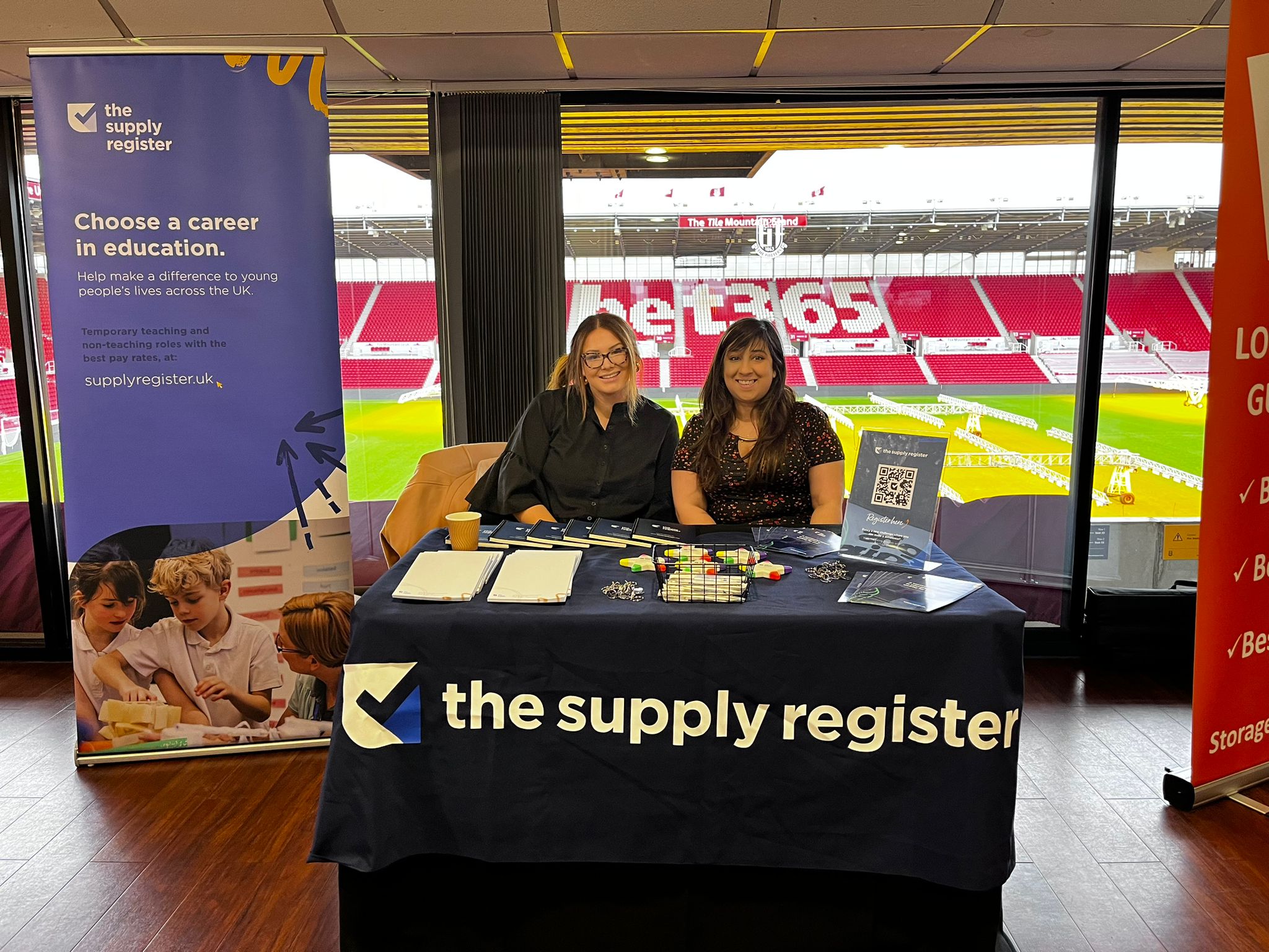The Supply Register at our event in Stoke-on-Trent