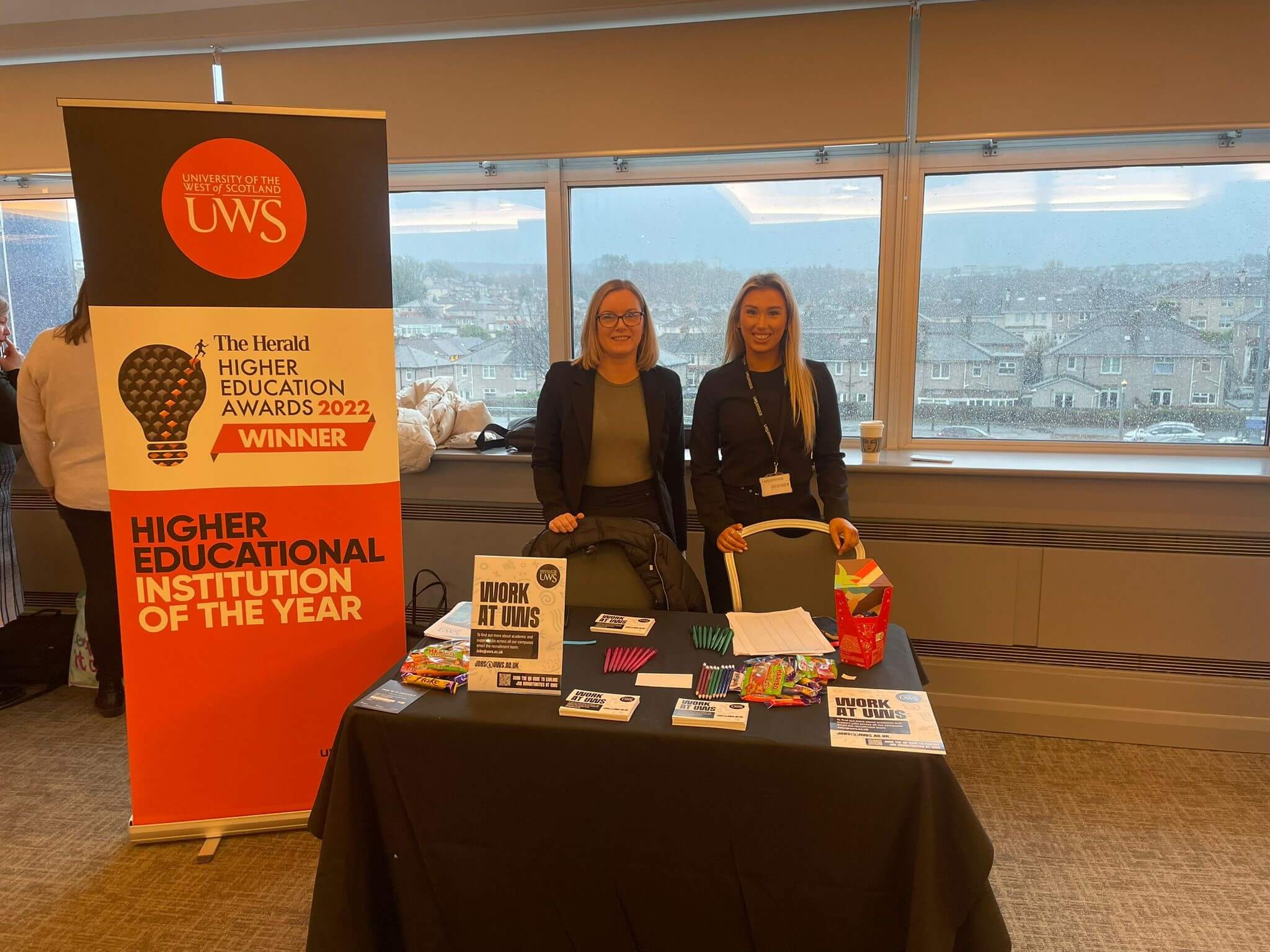 University of West Scotland at our event in Glasgow