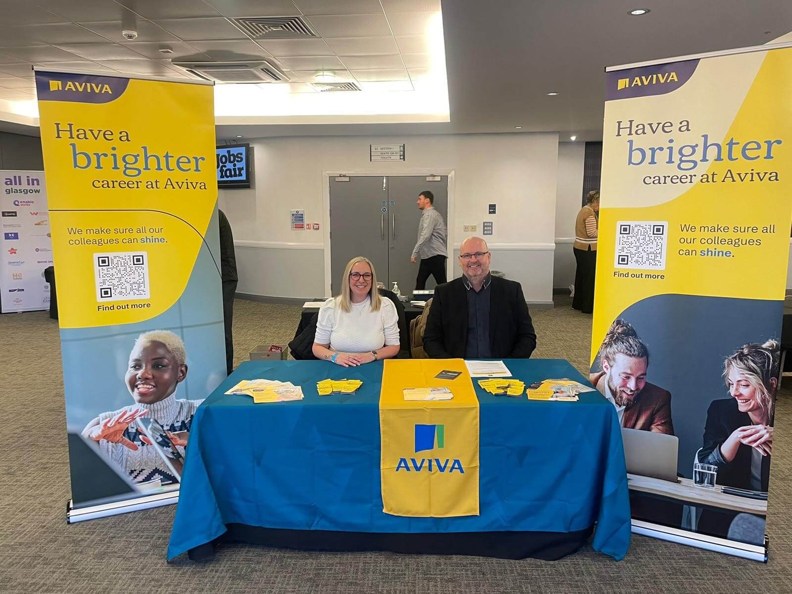 Aviva at our event in Glasgow