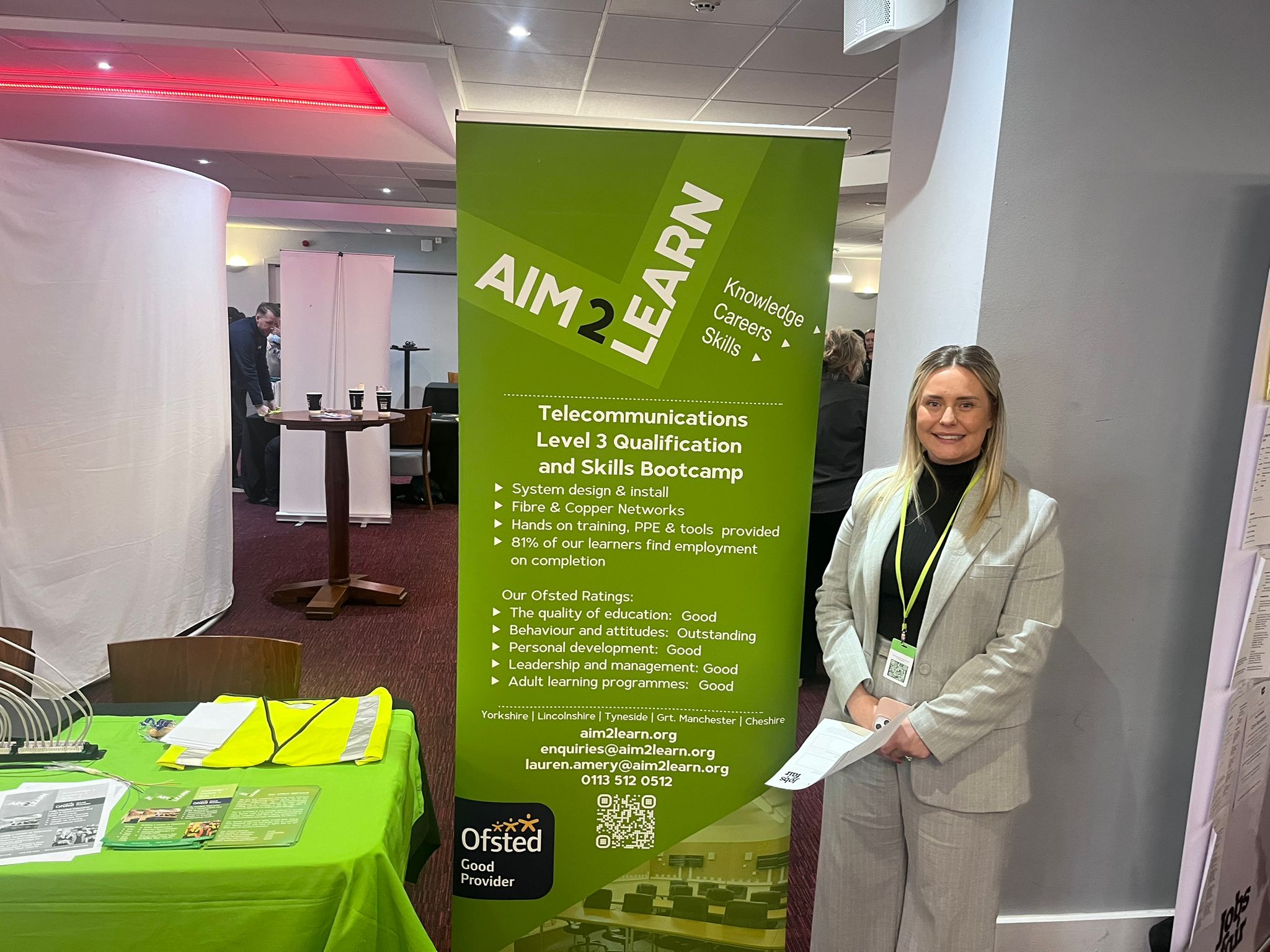 Aim2Learn at our event in Sheffield