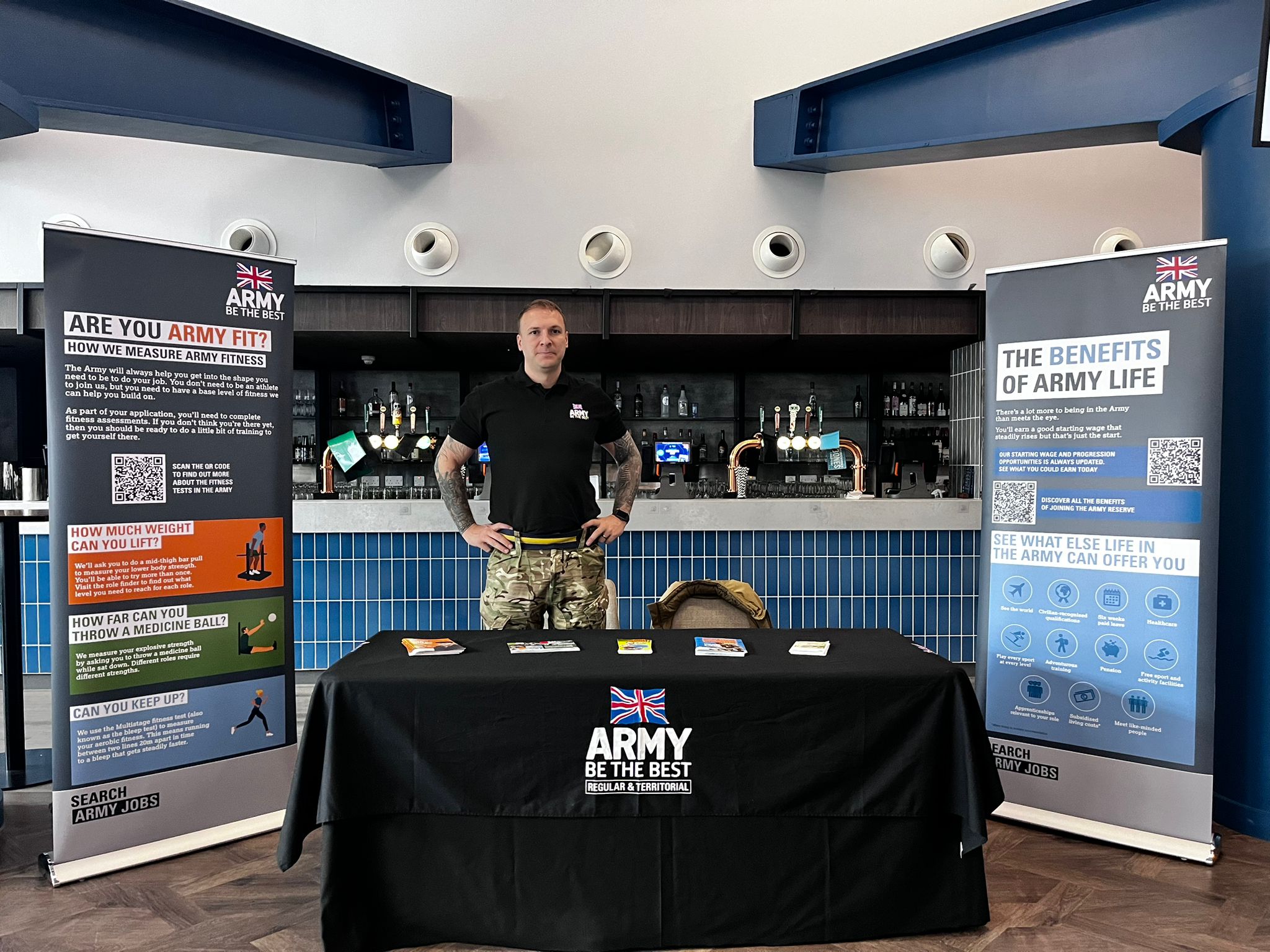 Army at our event in Brighton & Hove
