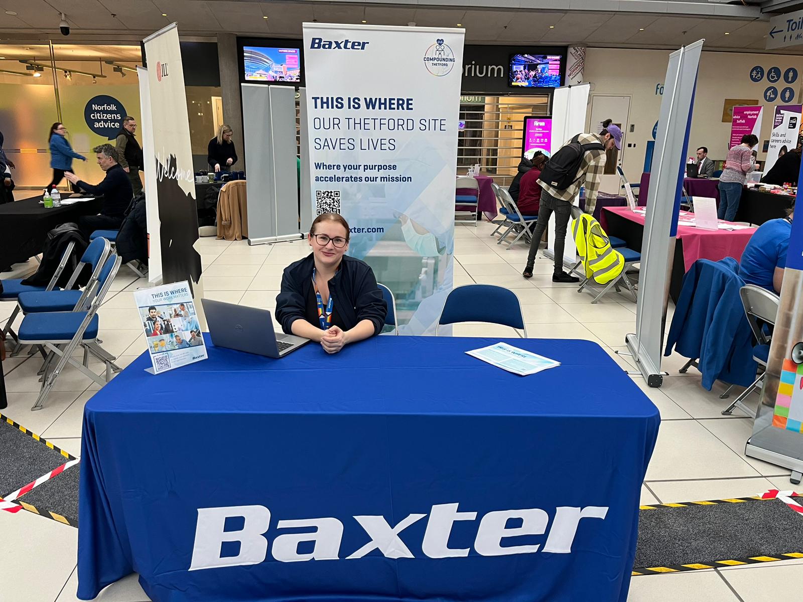 Baxter at our event in Norwich