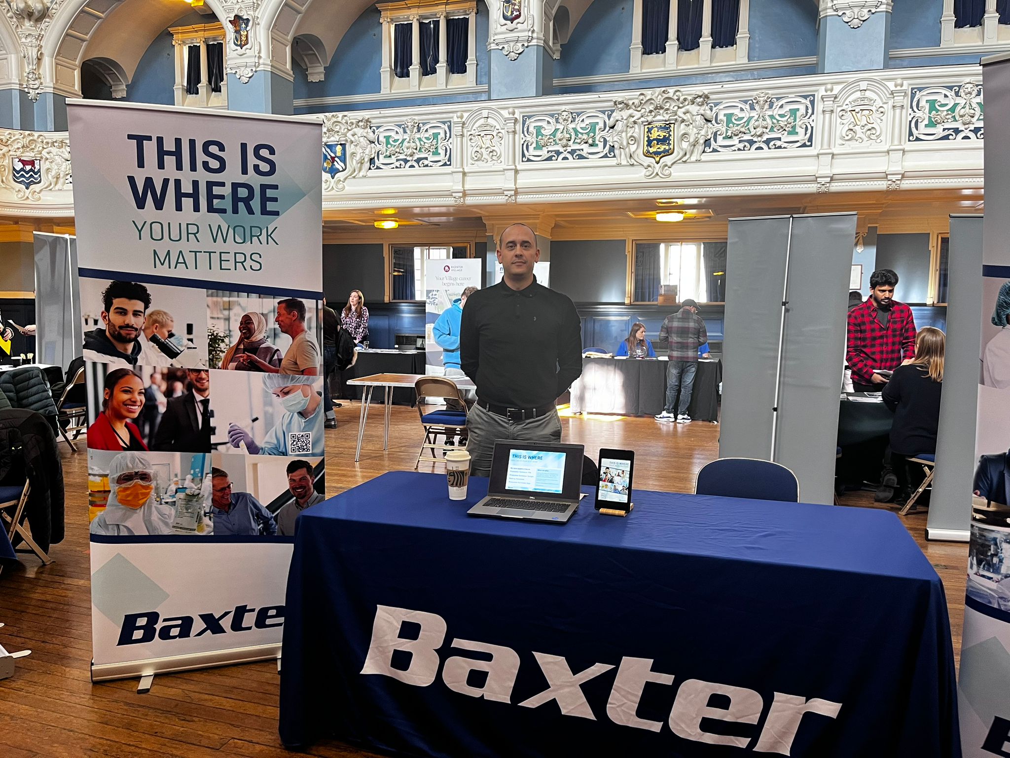 Baxter at our event in Oxford
