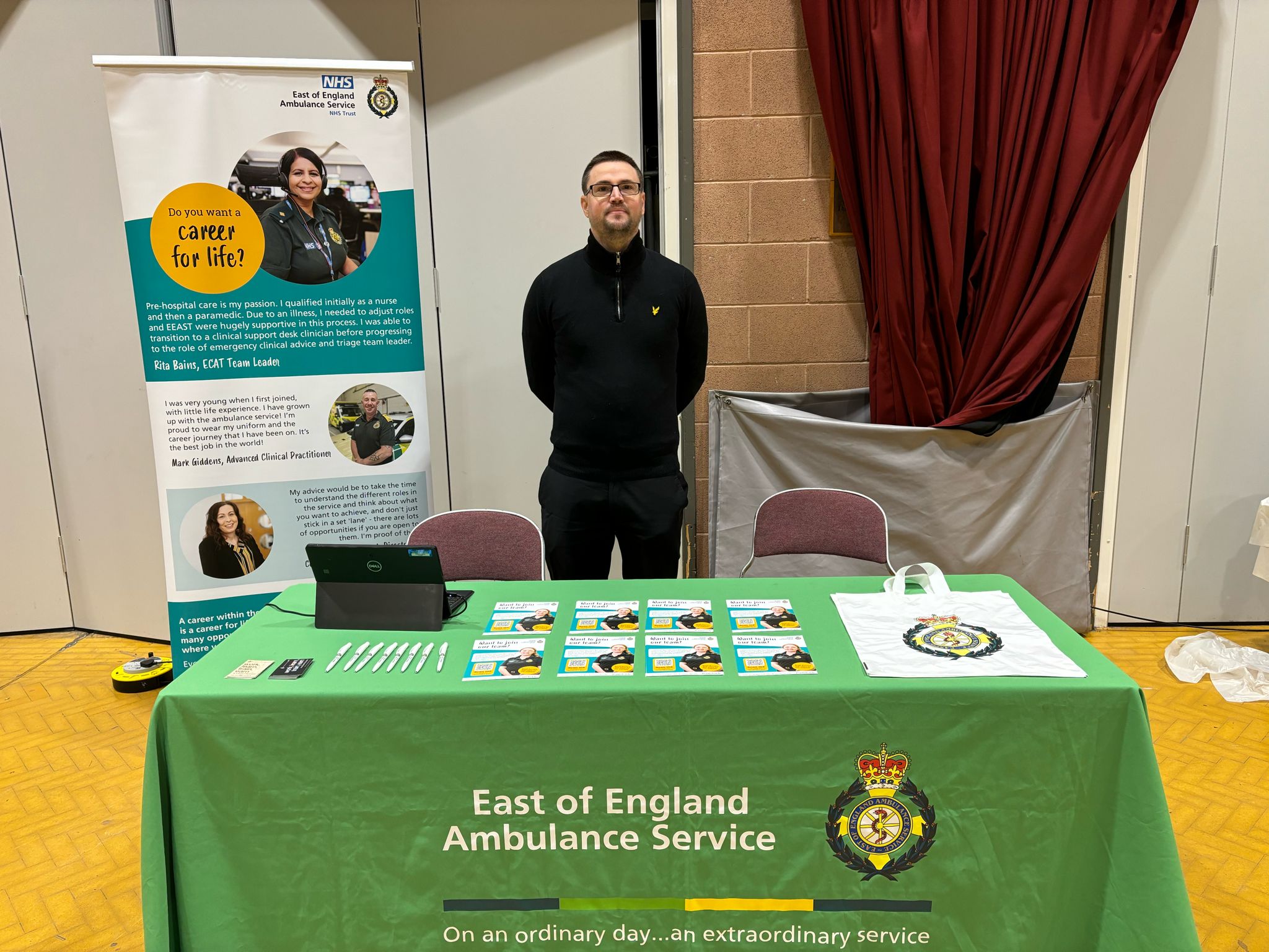 East of England Ambulance Service at our event in Colchester