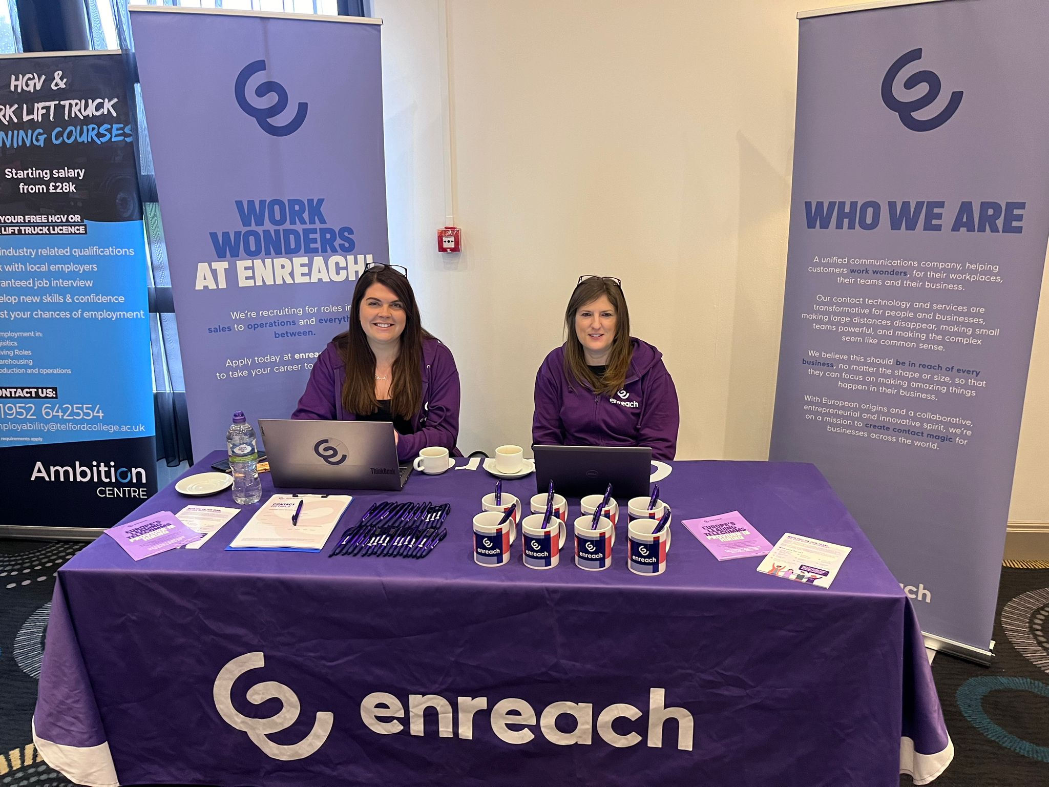 Enreach at our event in Telford & Shrewsbury