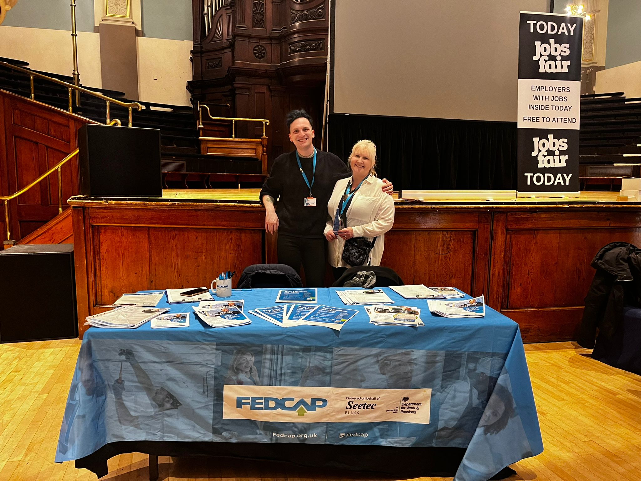 Fedcap at our event in Reading