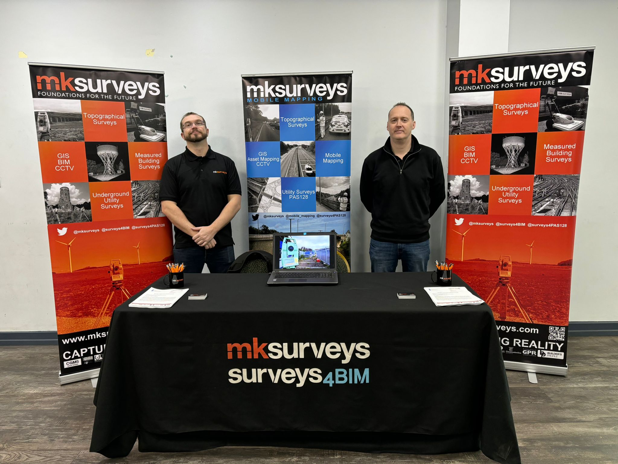 MK Surveys at our event in Northampton