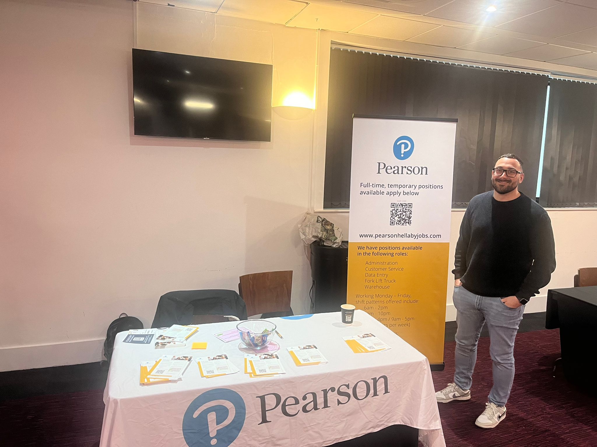 Pearson at our event in Sheffield