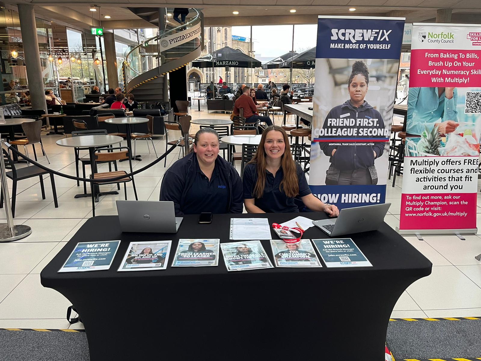 Screwfix at our event in Norwich