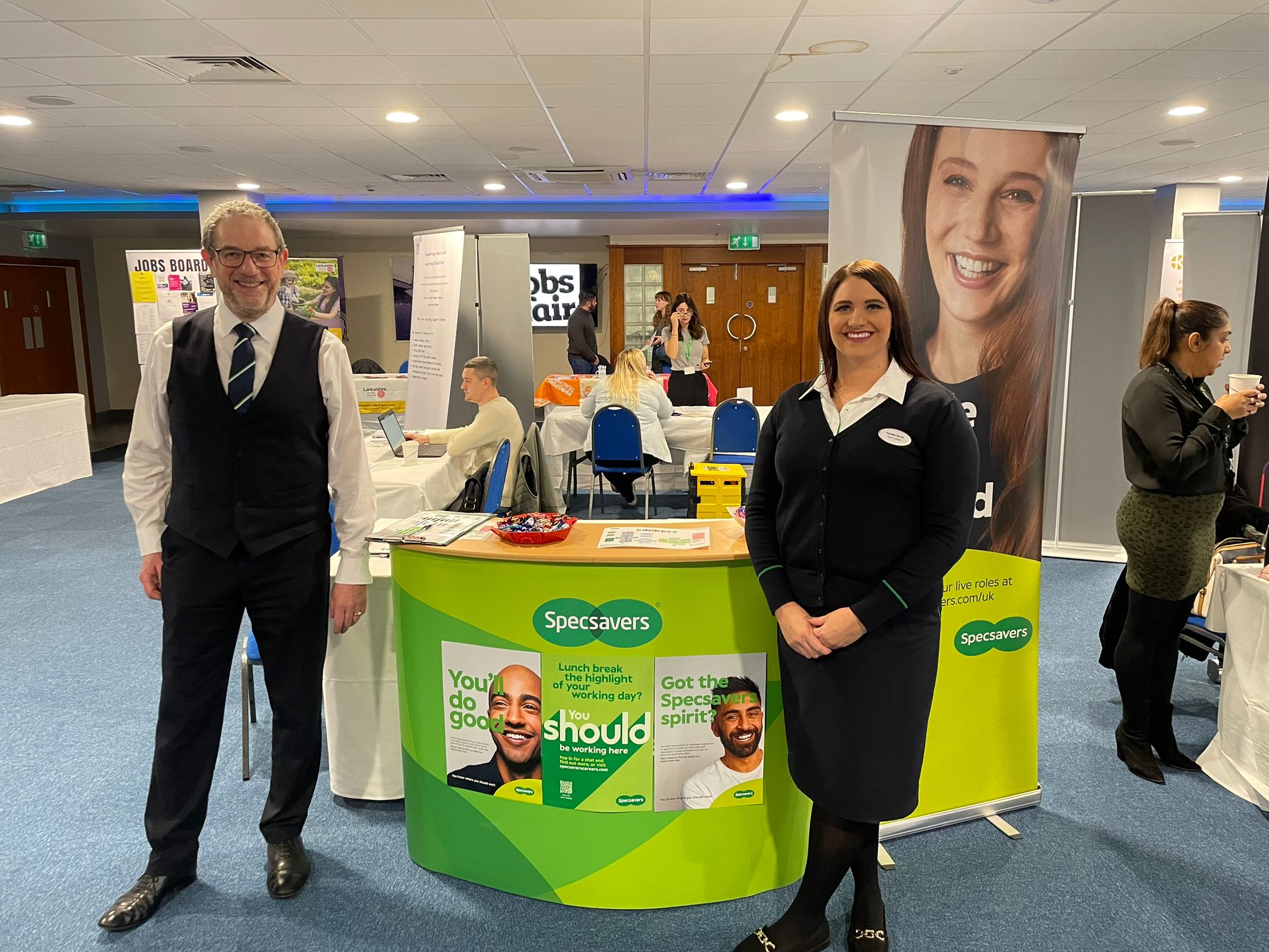 Specsavers at our event in Preston