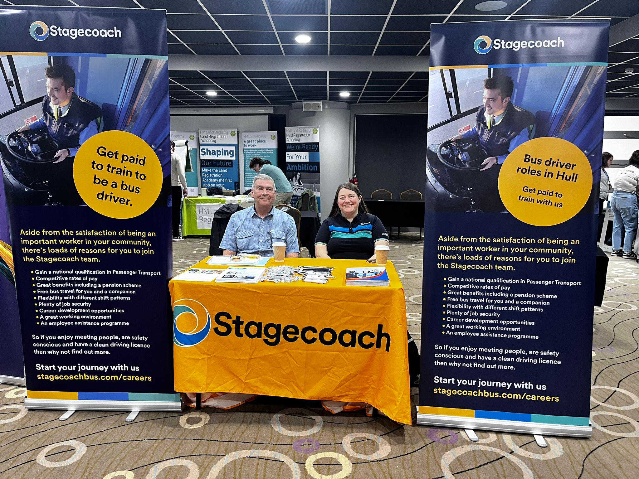 Stagecoach at our event in Hull