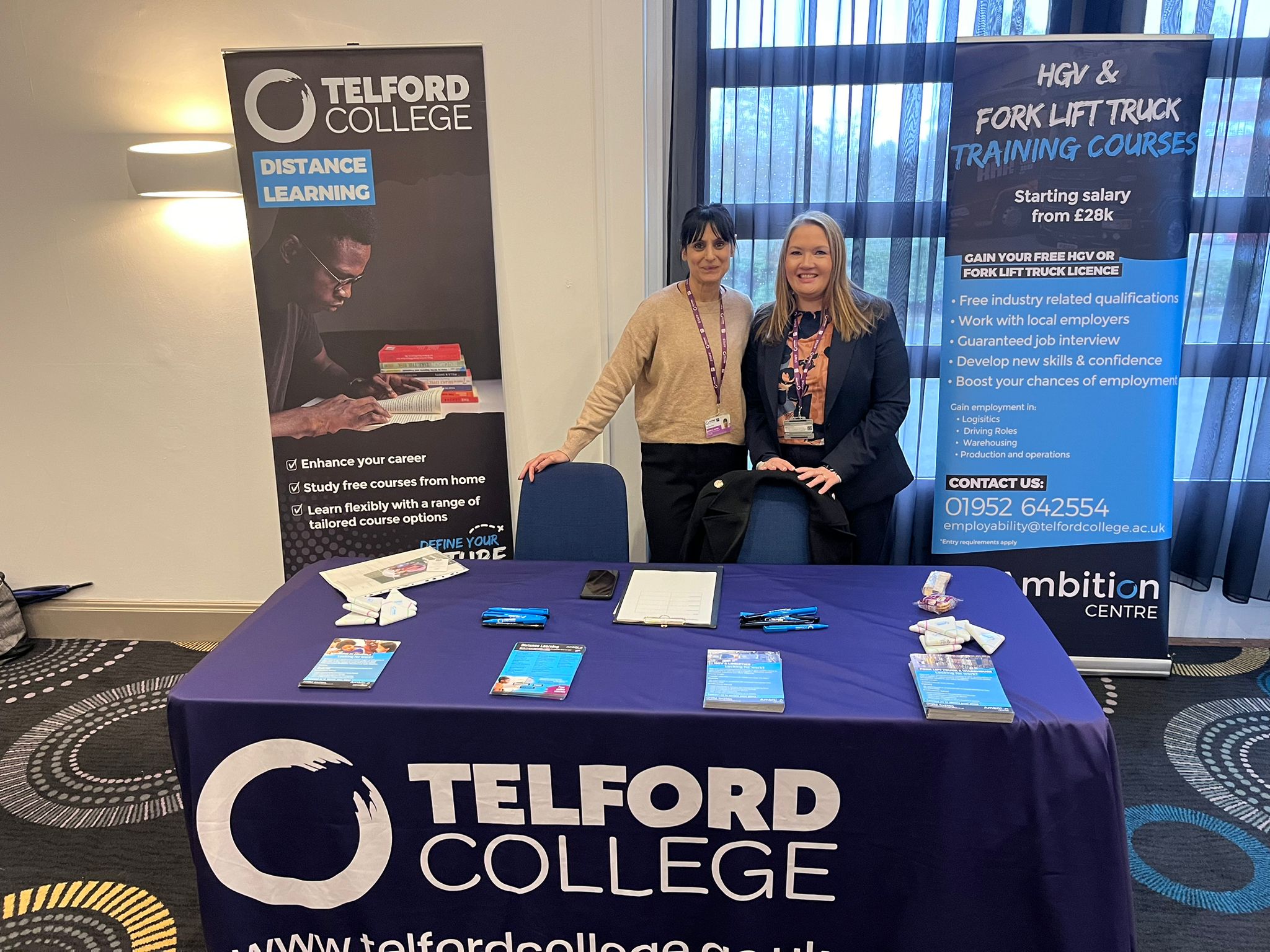 Telford College at our event in Telford & Shrewsbury