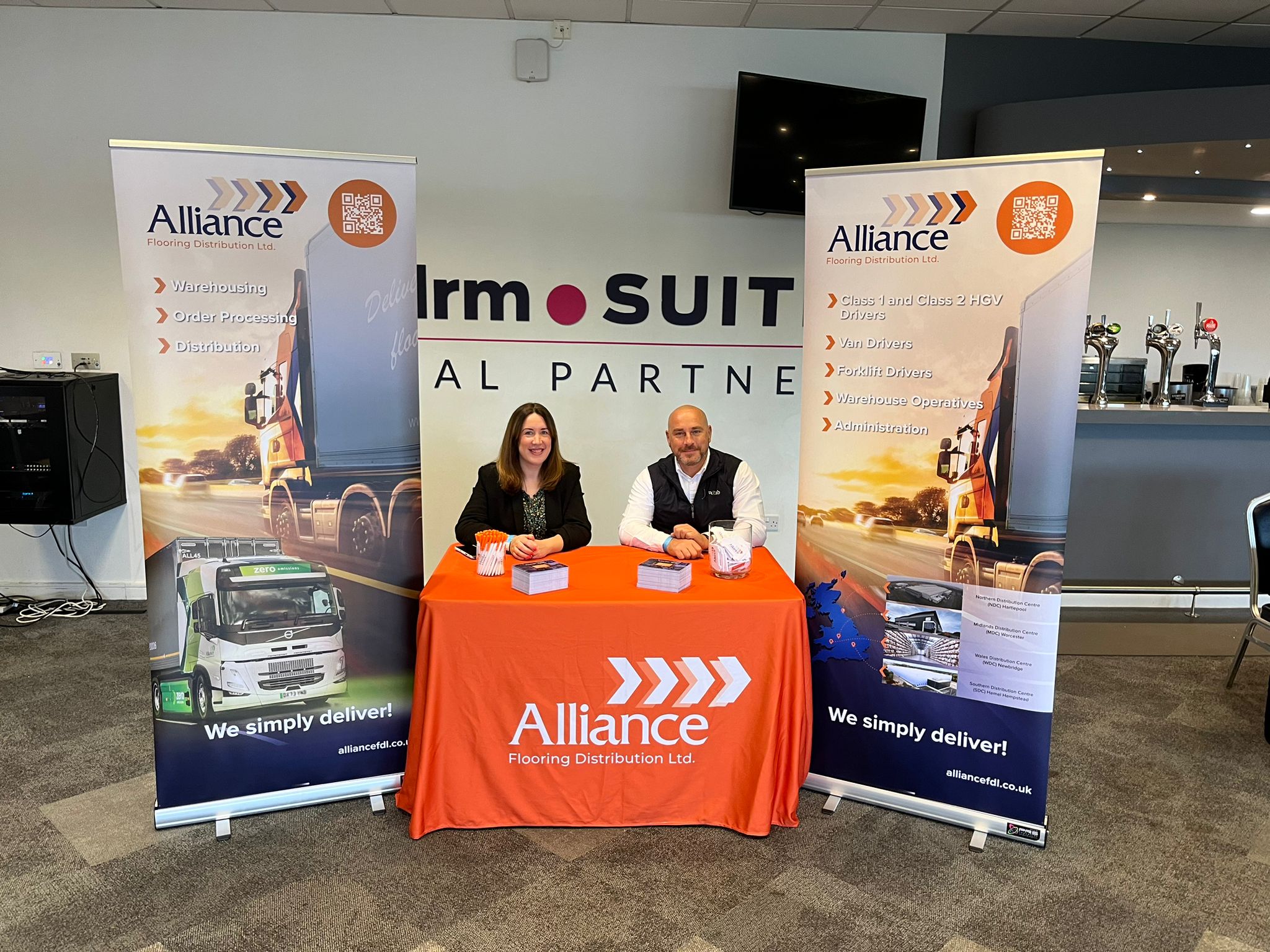 Alliance Flooring at our event in Worcester