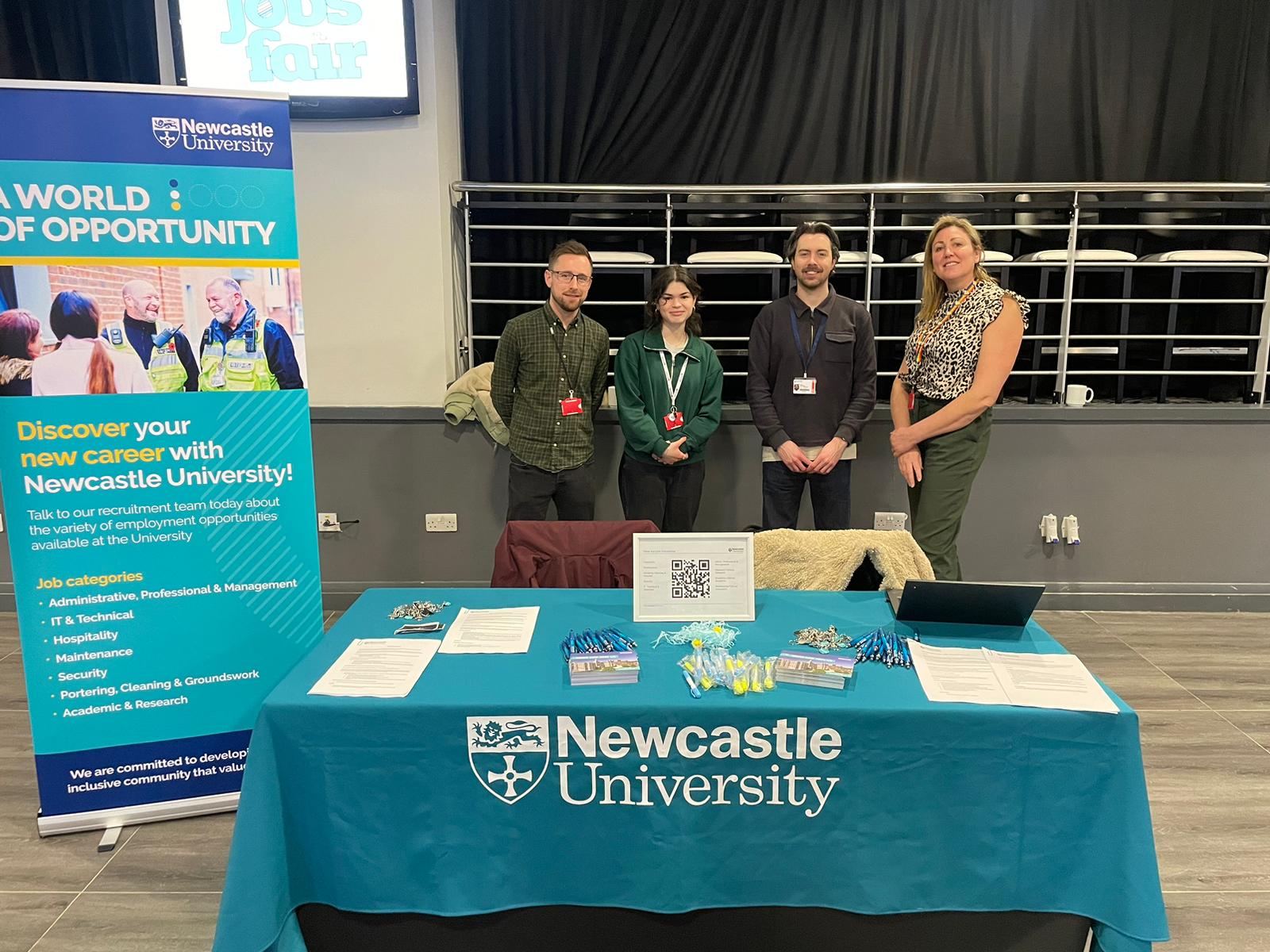 Newcastle University at our event in Newcastle