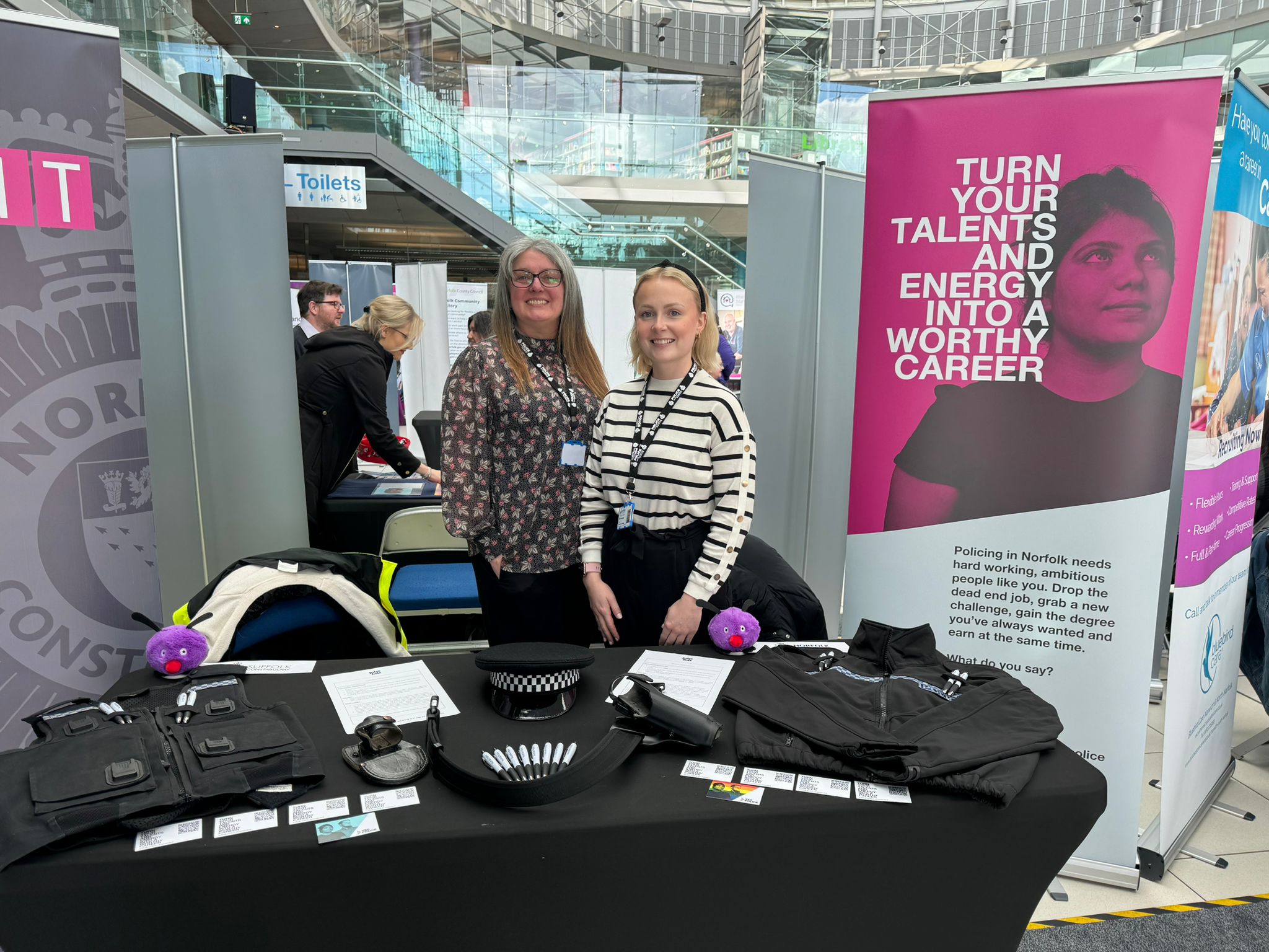 Norfolk & Suffolk Constabulary  at our event in Norwich