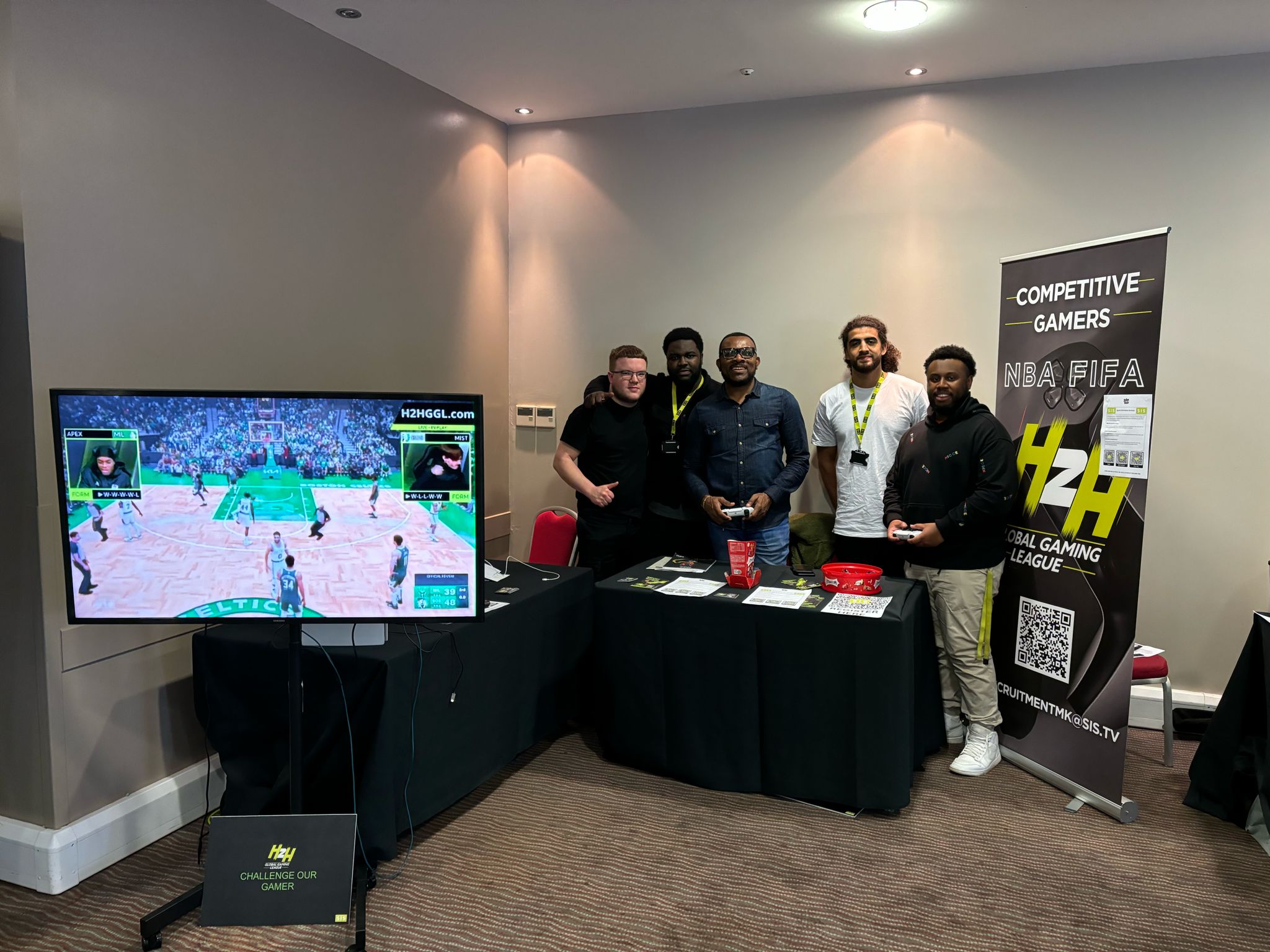 Sports Information Services at our event in Milton Keynes