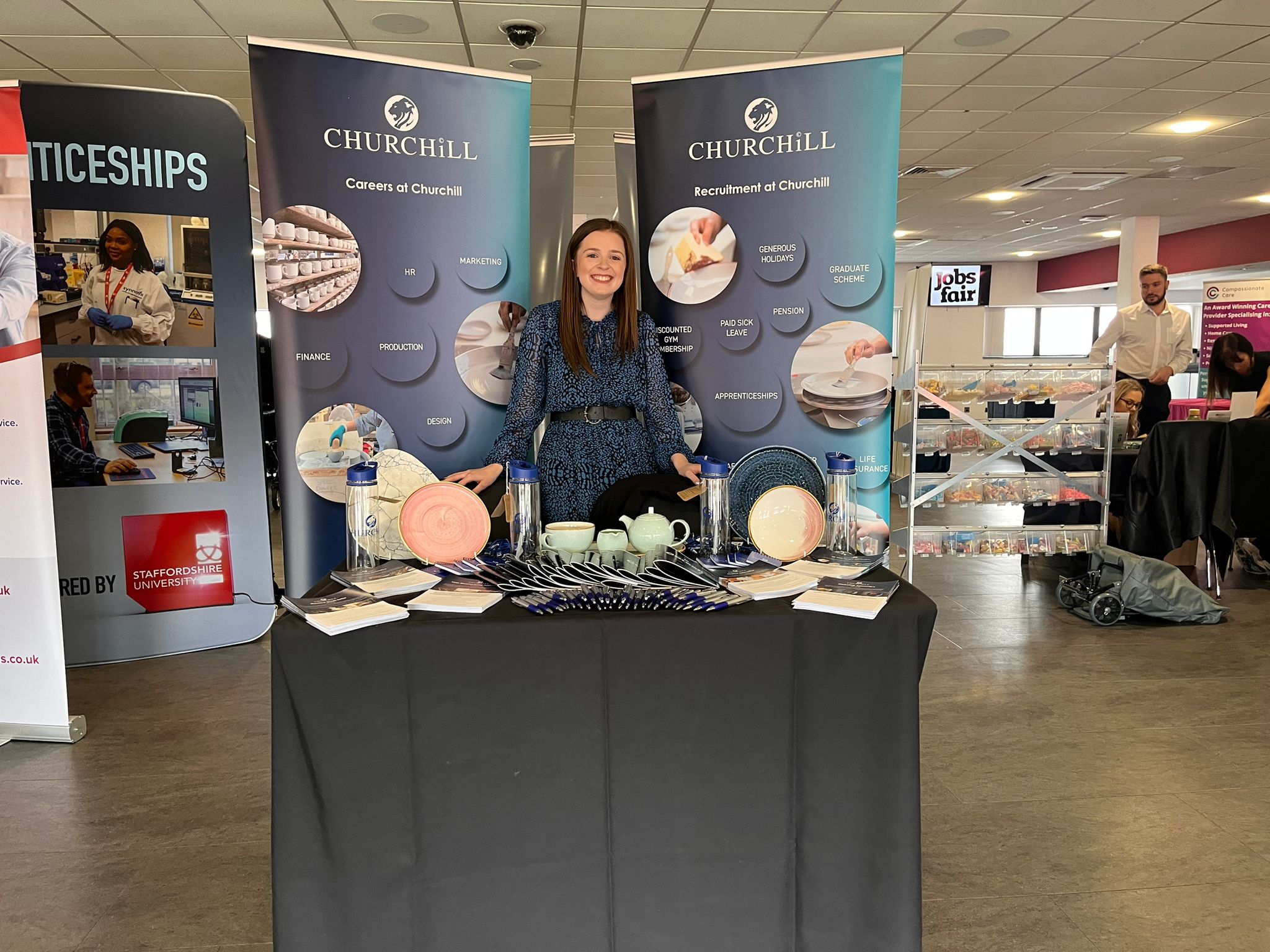 Churchill China at our event in Stoke-on-Trent