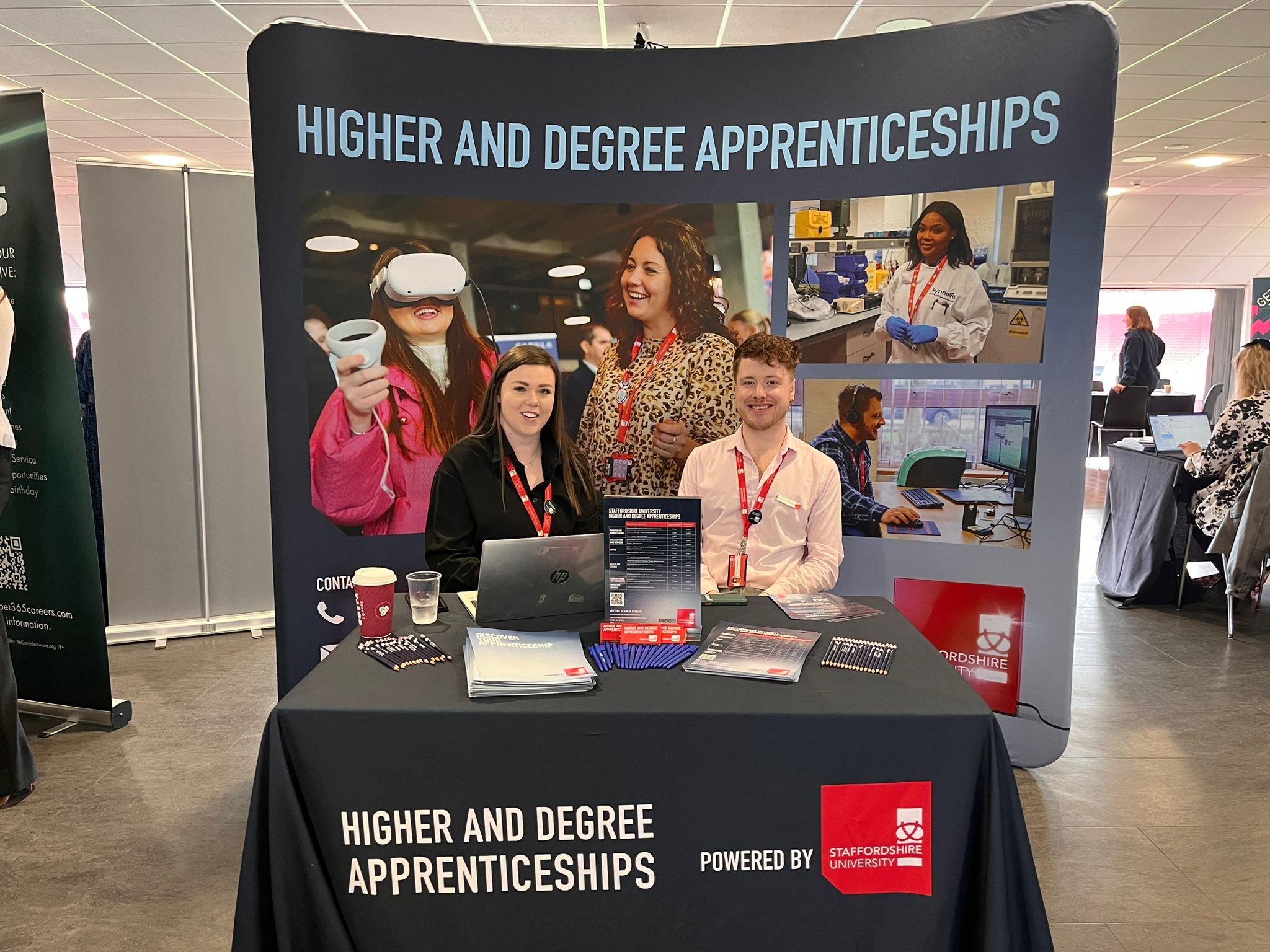 Staffordshire University at our event in Stoke-on-Trent