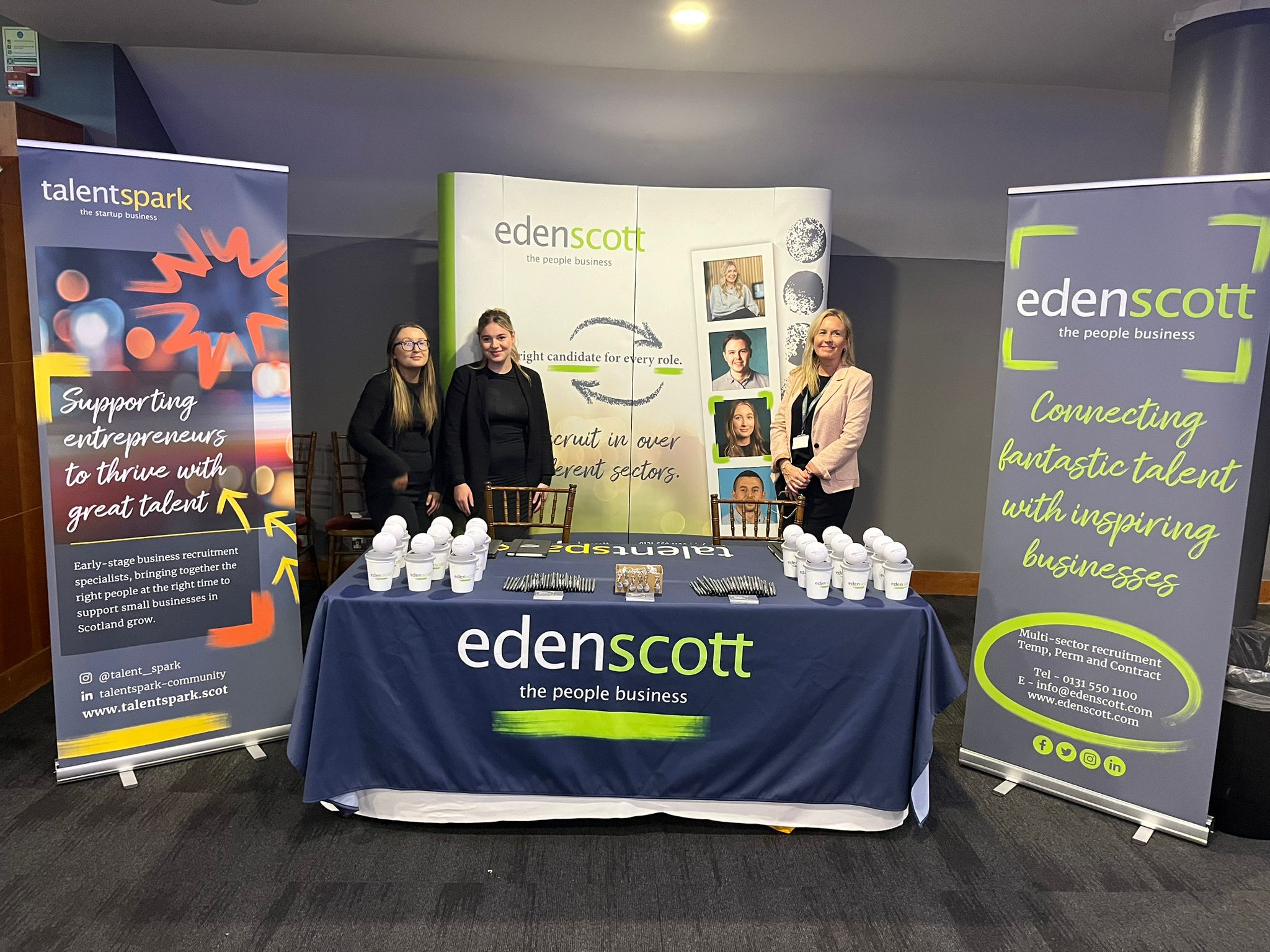 Eden Scott at our event in Edinburgh