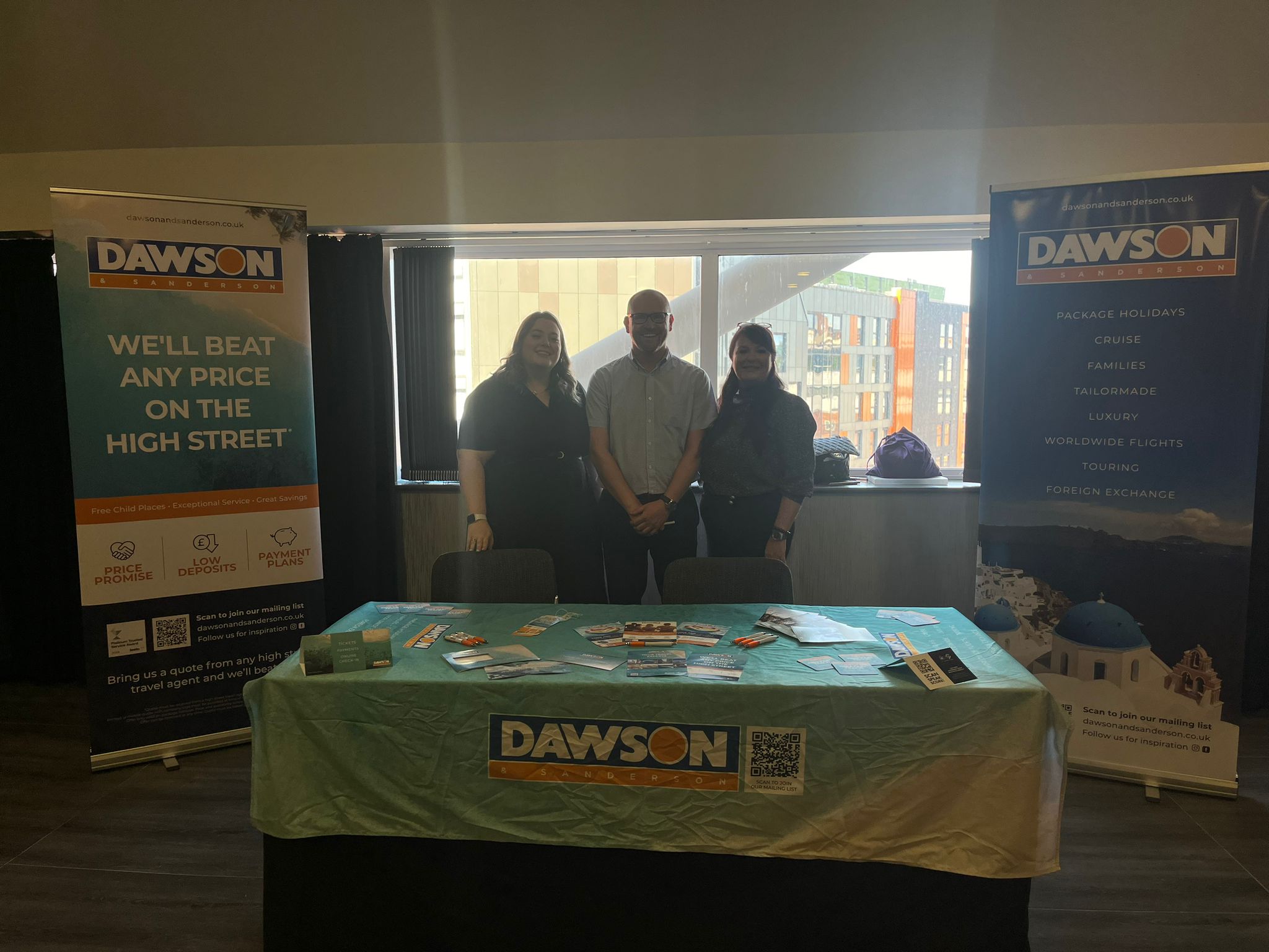 Dawson & Sanderson at our event in Newcastle