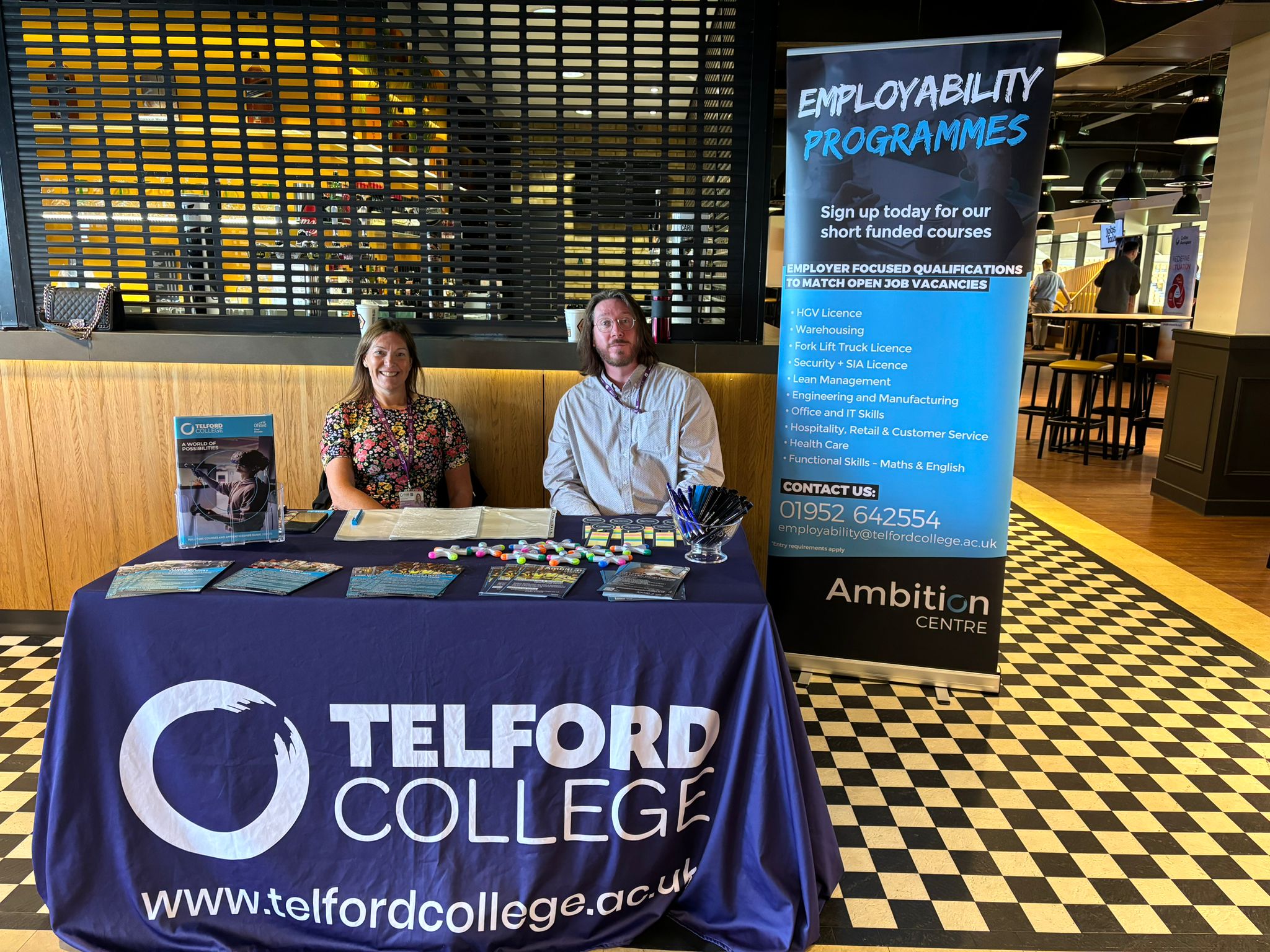 Telford College at our event in Wolverhampton