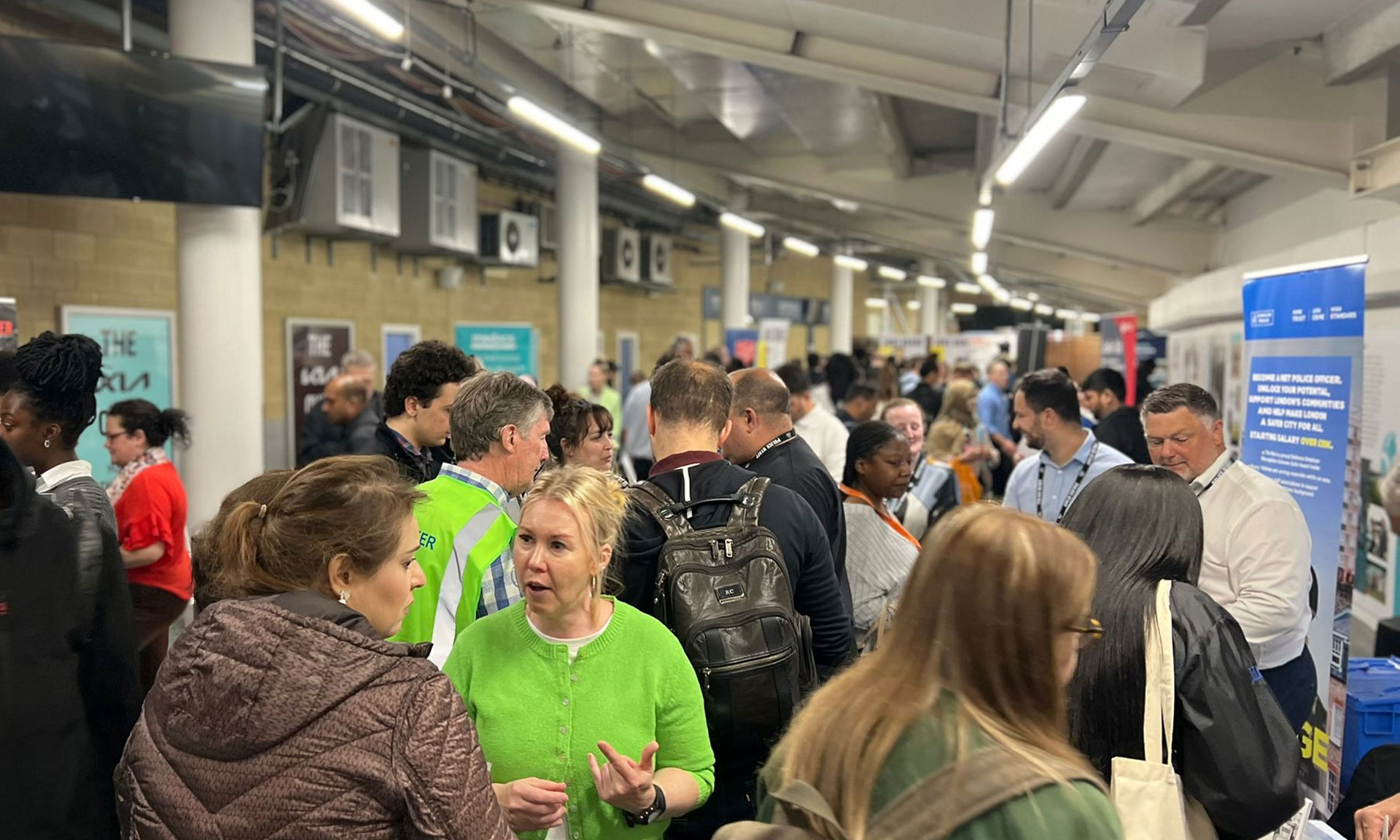Central London Jobs Fair in action
