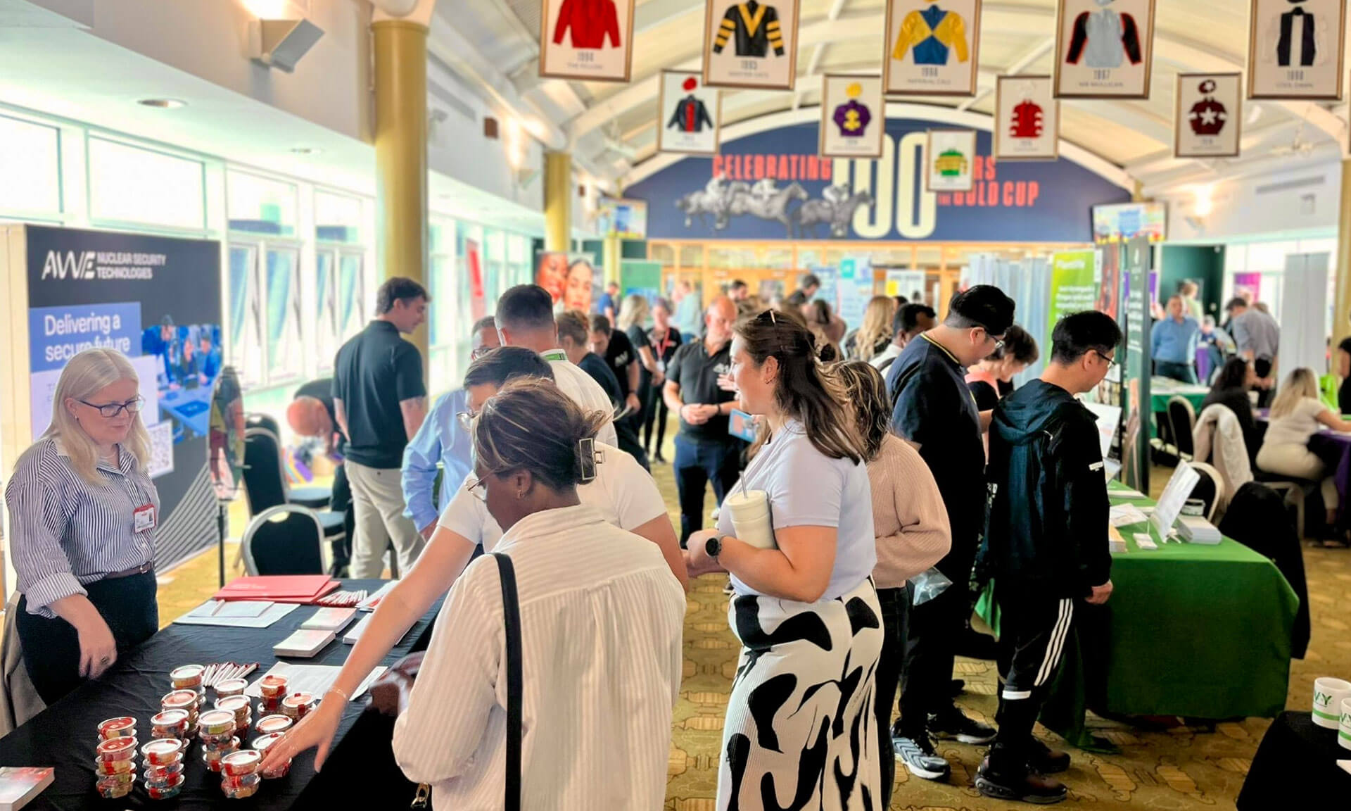 Cheltenham & Gloucester Jobs Fair in action