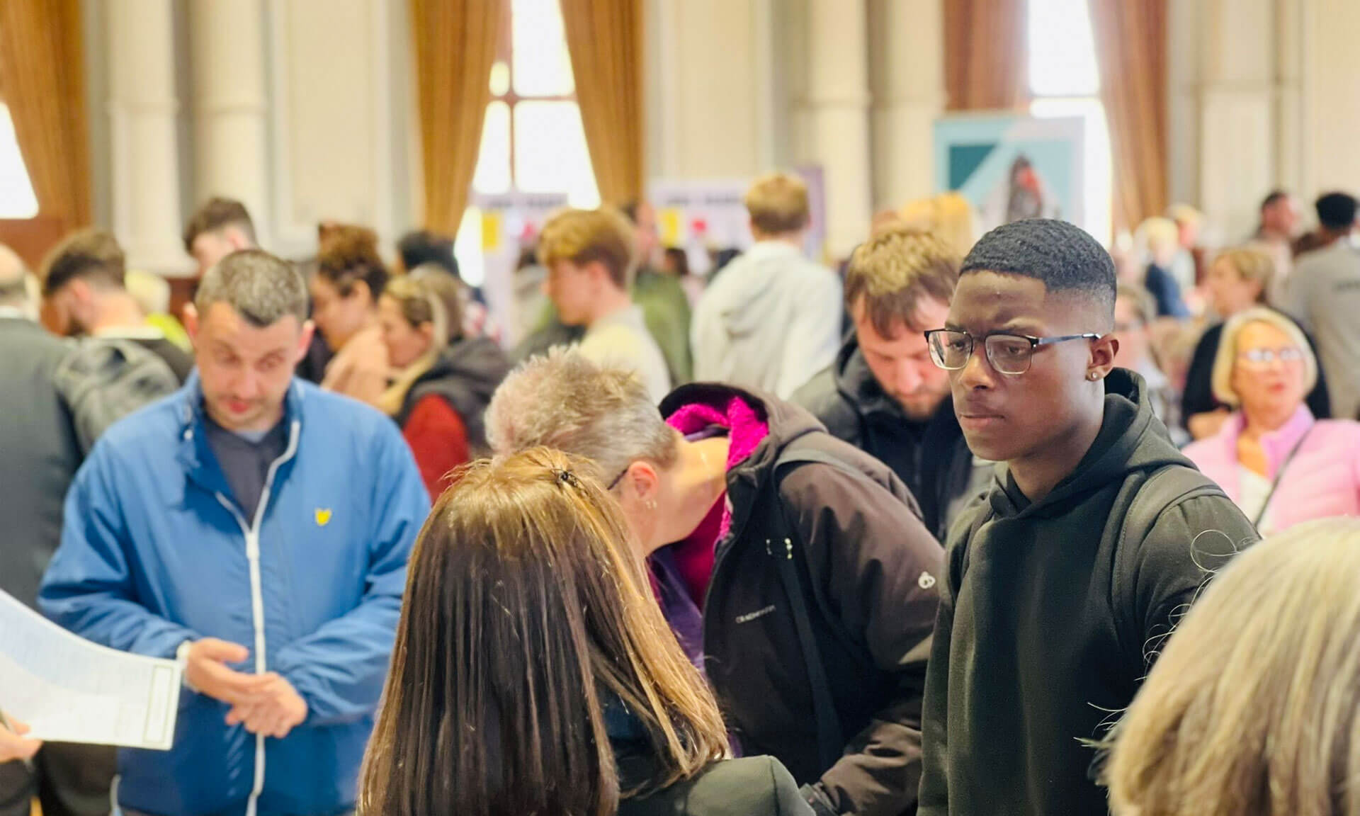 Great Yarmouth Jobs Fair in action
