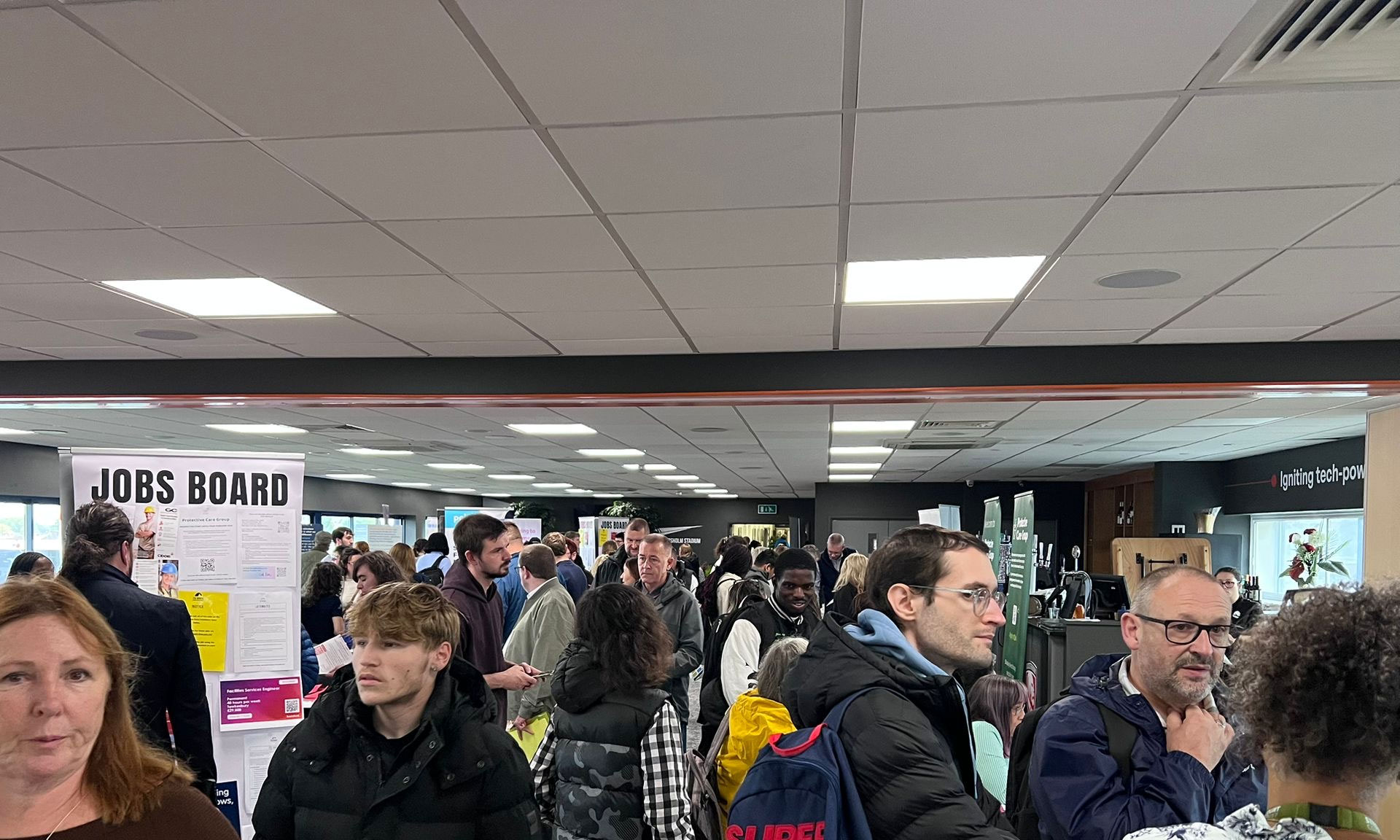 Gloucester & Cheltenham Jobs Fair in action