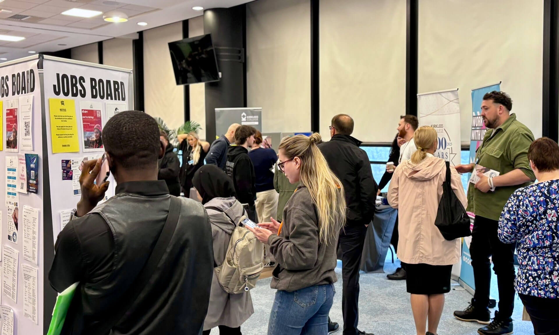 Huddersfield Jobs Fair in action