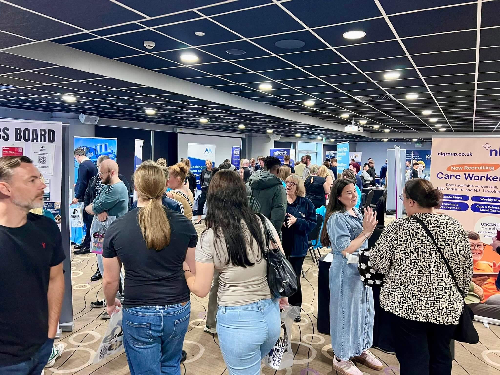 Hull Jobs Fair in action
