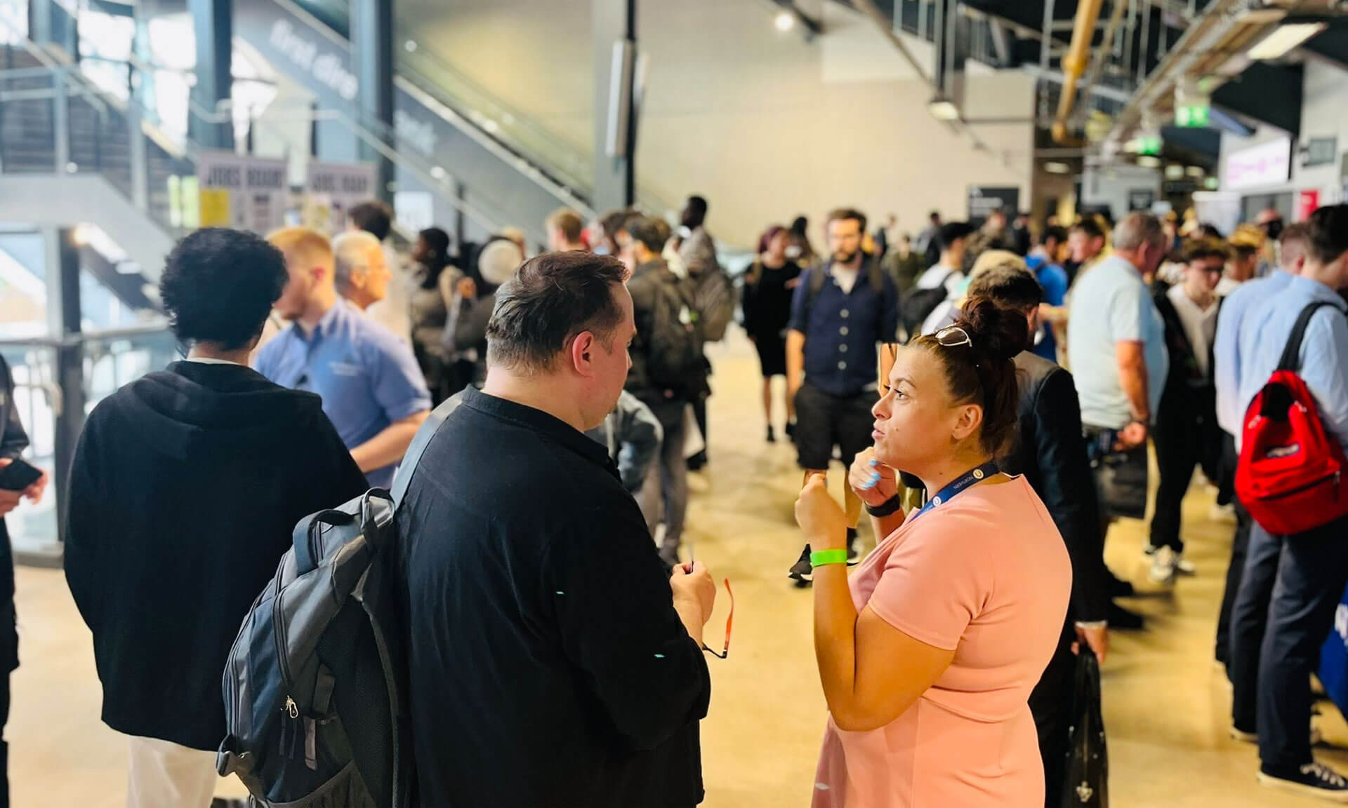Leeds Jobs Fair in action