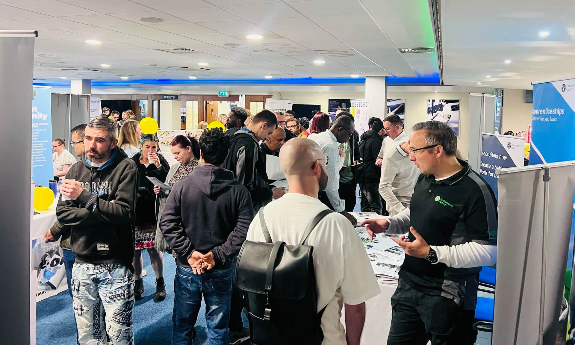 Preston Jobs Fair in action