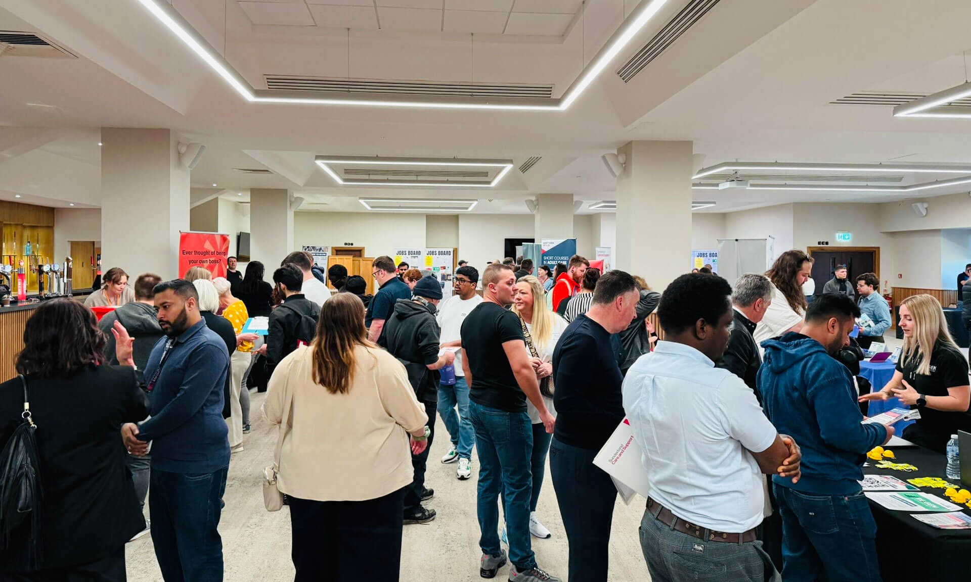 Sunderland Jobs Fair in action