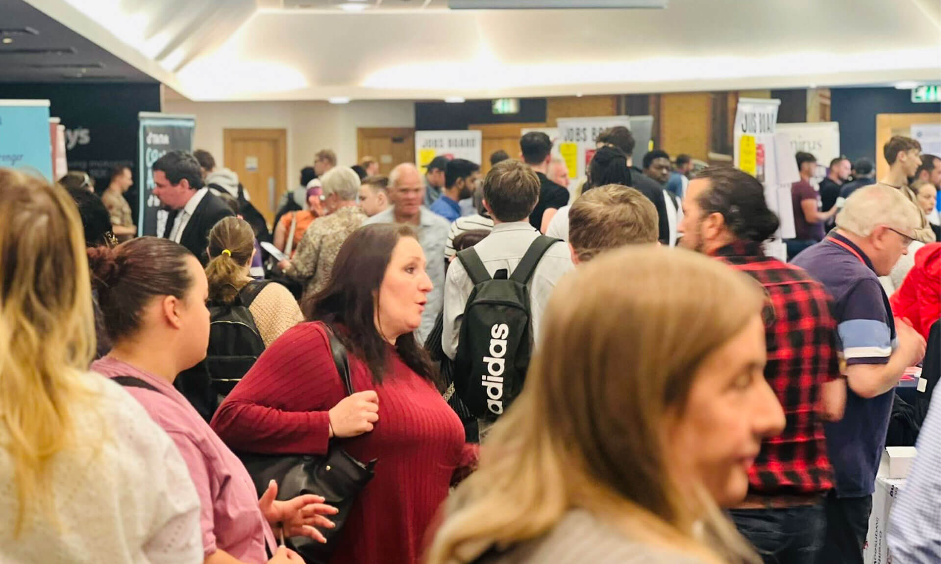 Swansea Jobs Fair in action