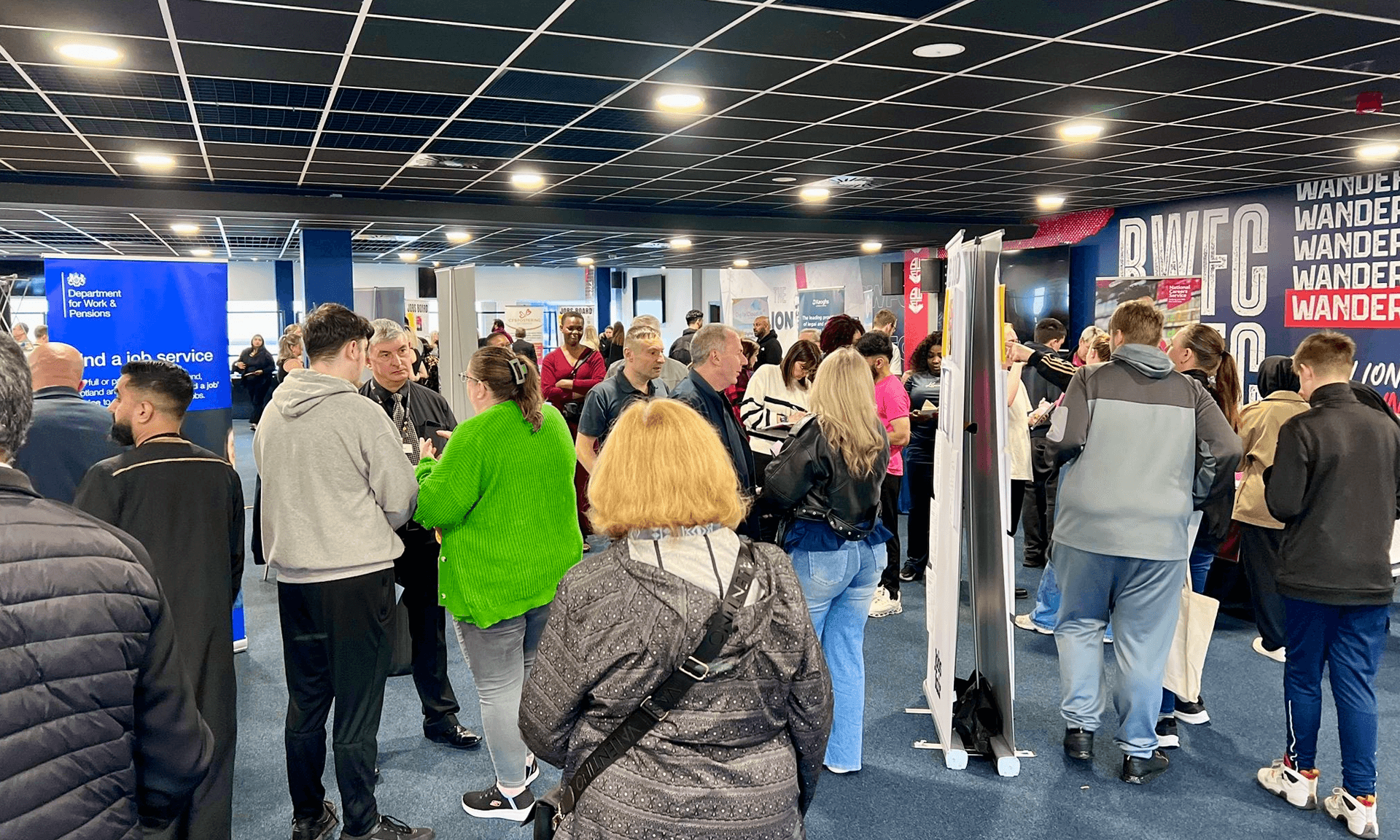 Bolton Jobs Fair in action