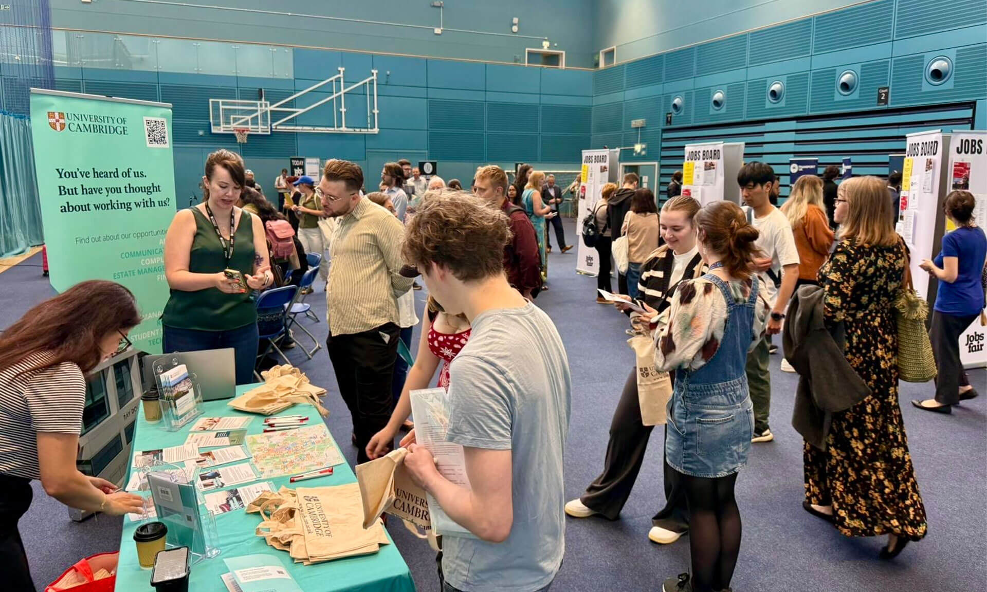 Cambridge Jobs Fair in action
