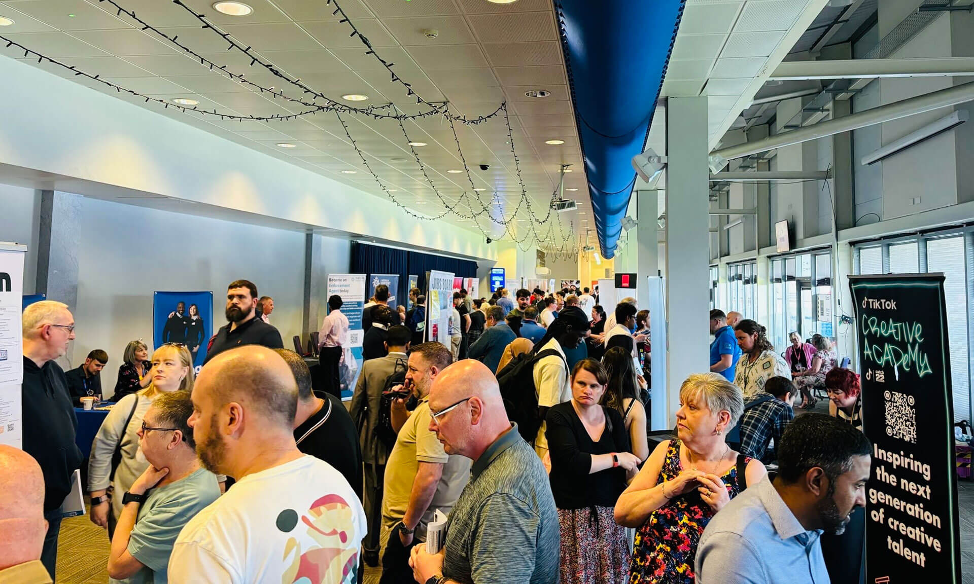Cardiff Jobs Fair in action