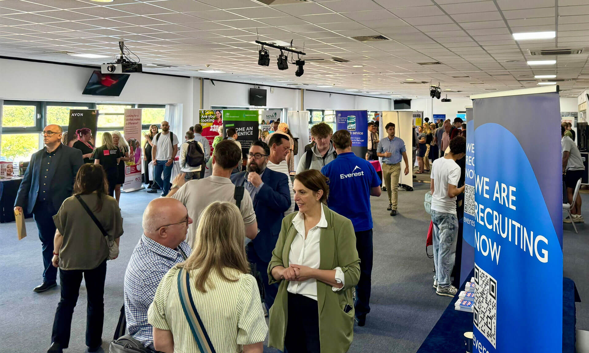 Colchester Jobs Fair in action