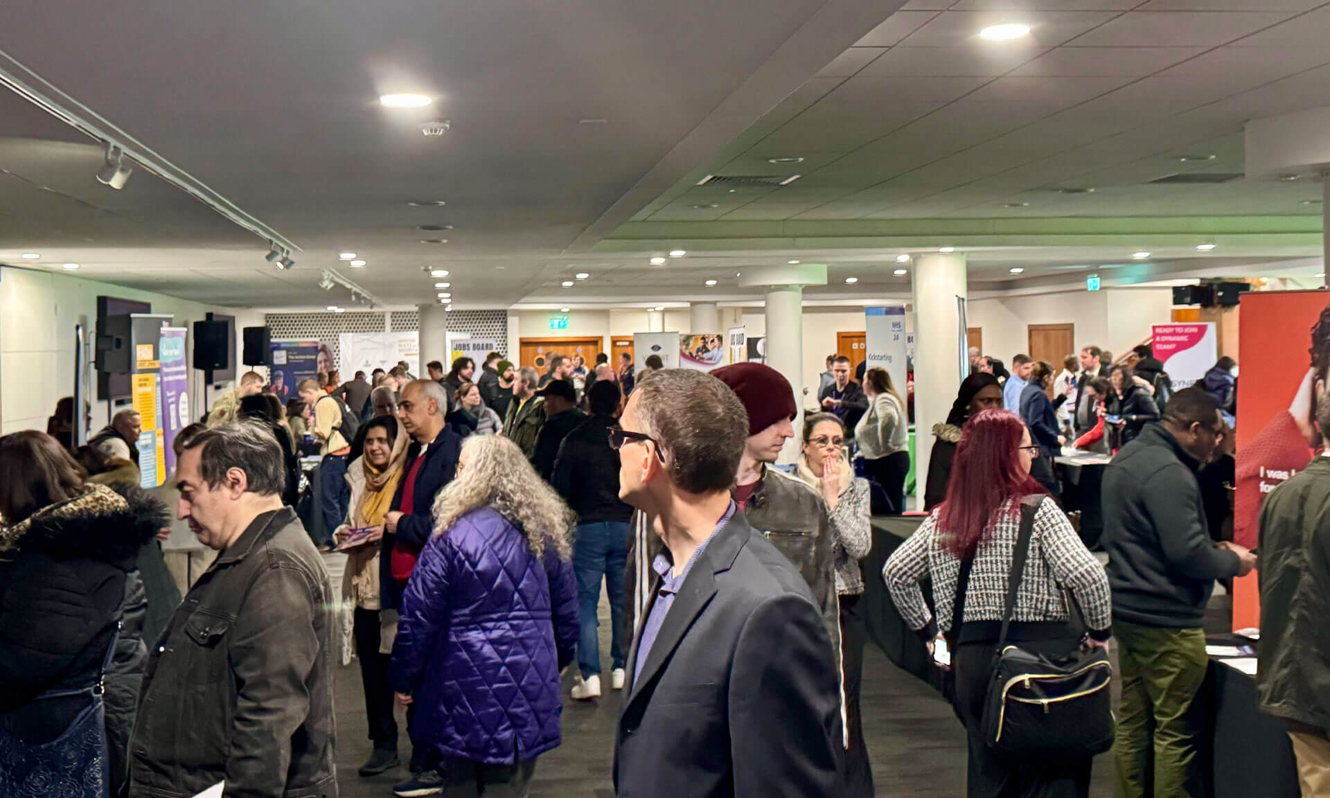 Edinburgh Jobs Fair in action