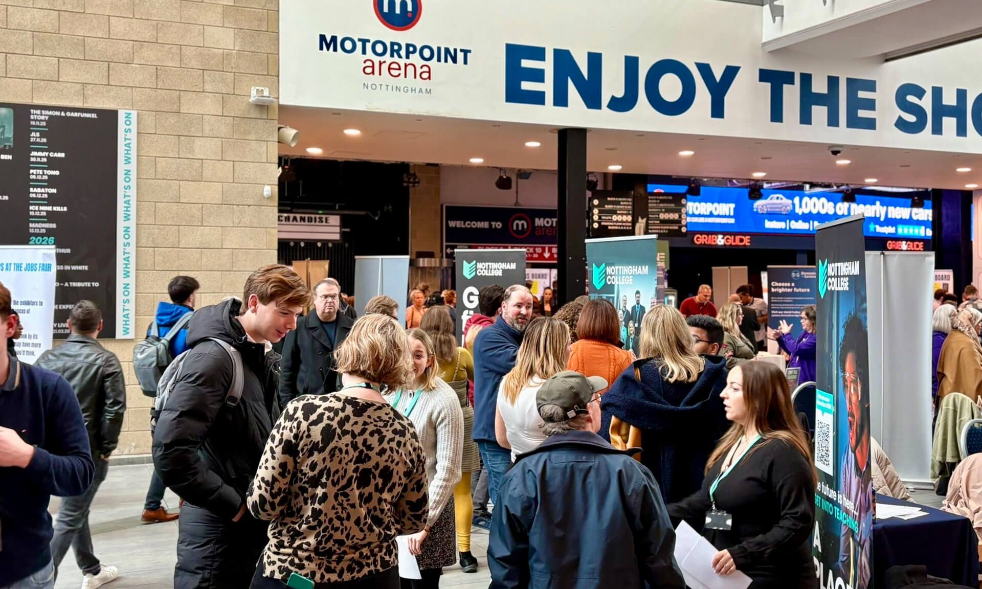 Nottingham Jobs Fair in action