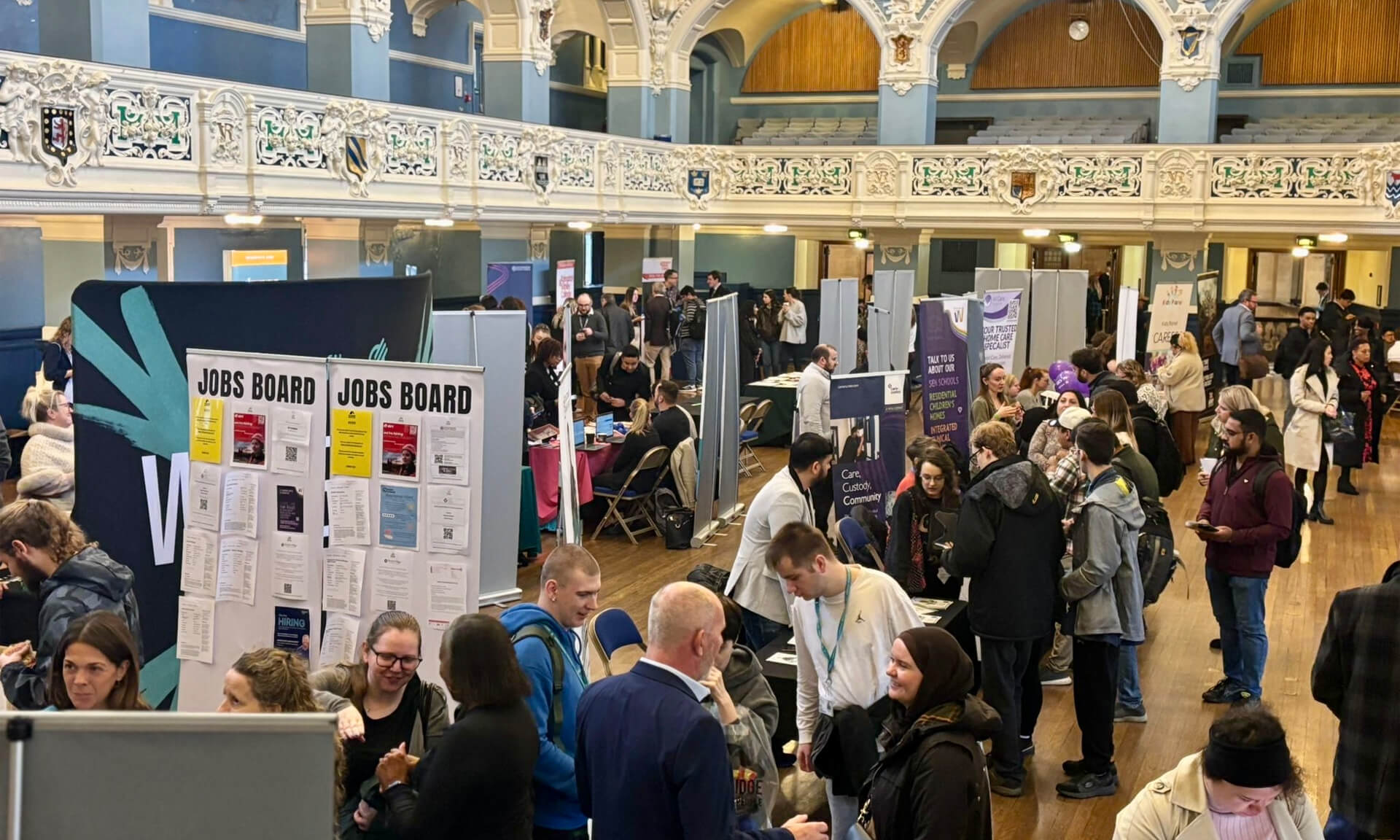 Oxford Jobs Fair in action
