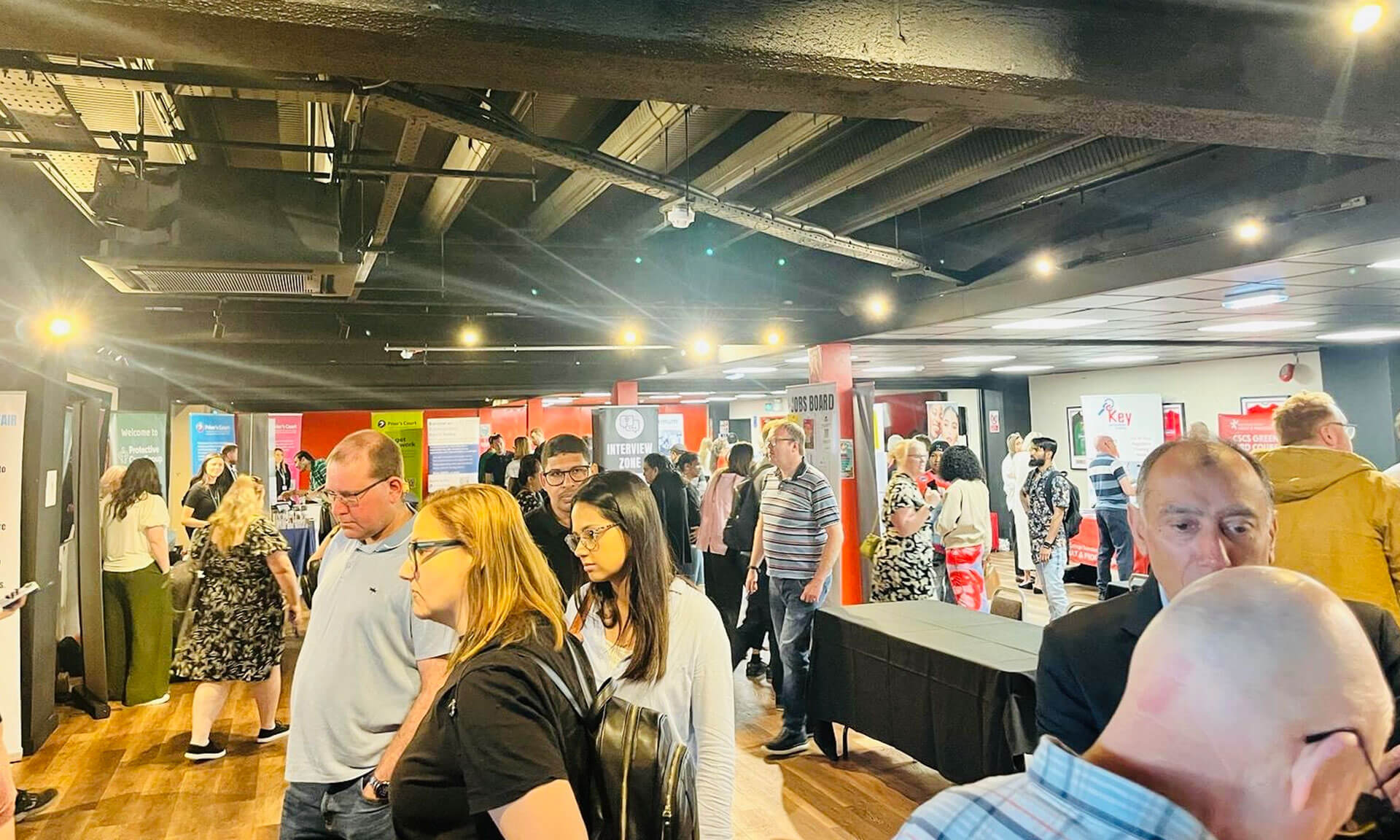 Swindon Jobs Fair in action