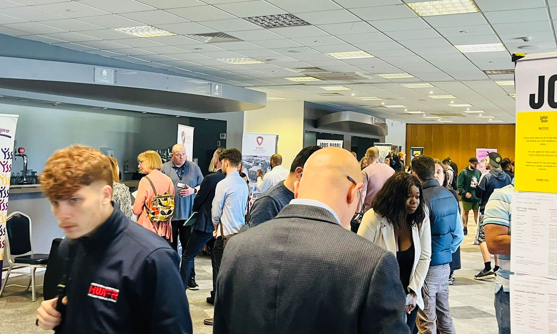 Worcester Jobs Fair in action