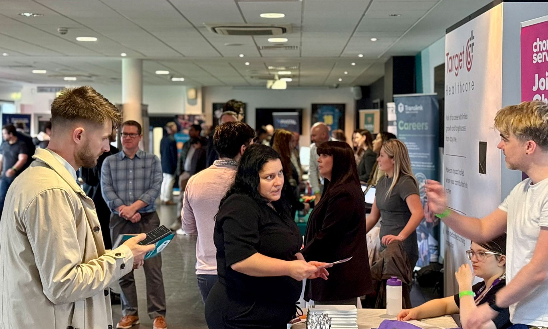 Belfast Jobs Fair in action